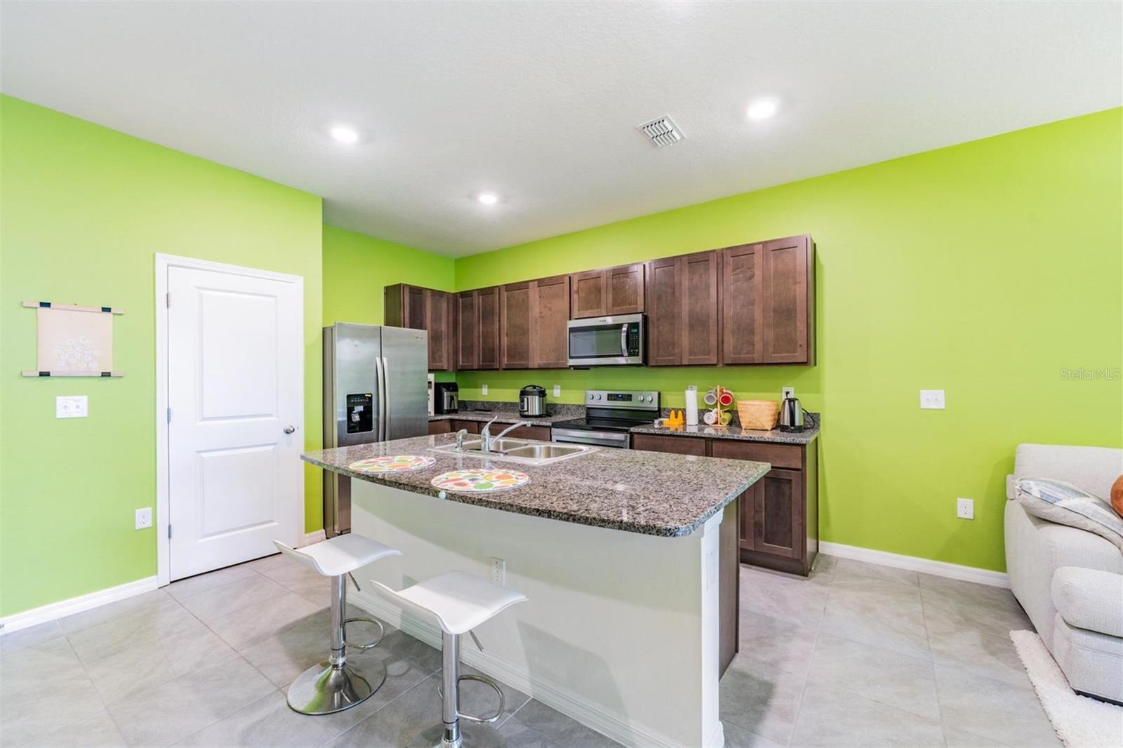 Island counter height seating