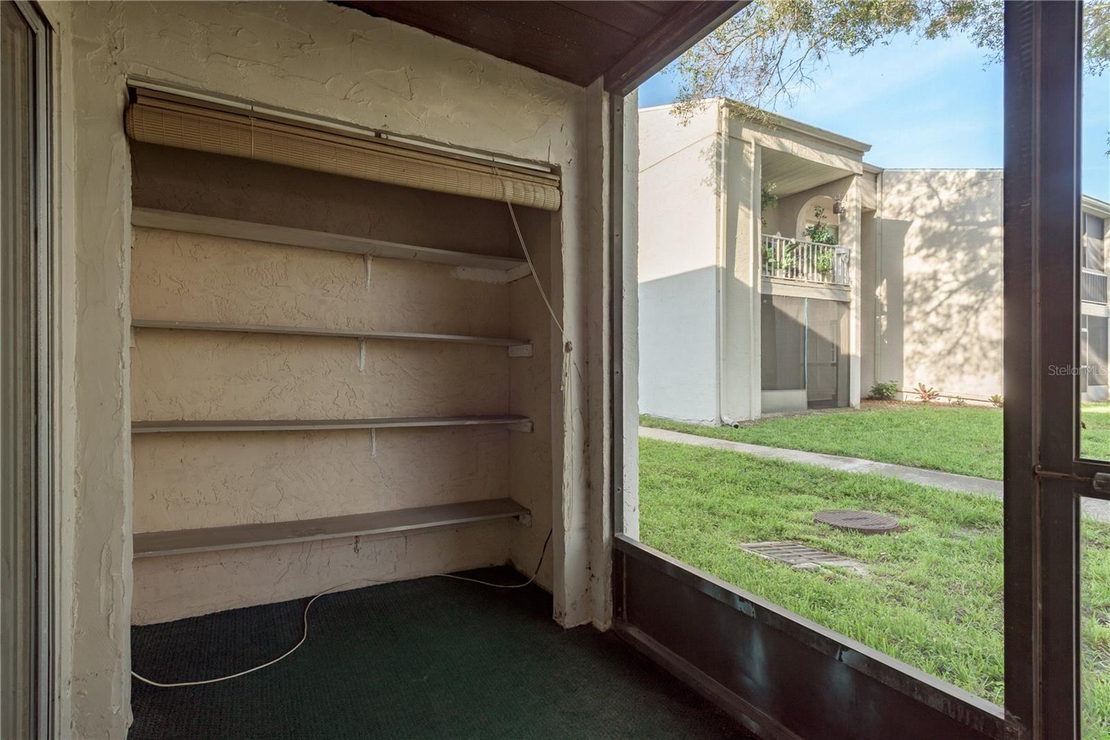 Screened Porch and Storage