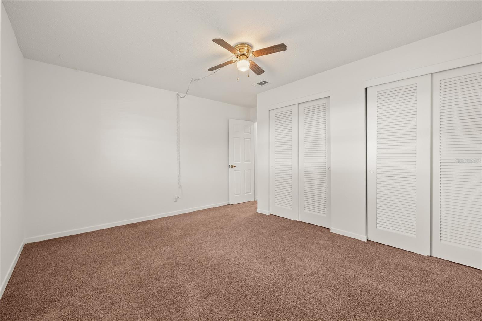 Closet space in bedroom 2