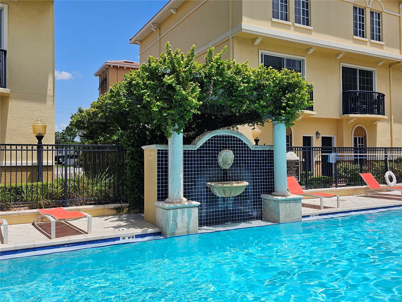 Pool Fountain