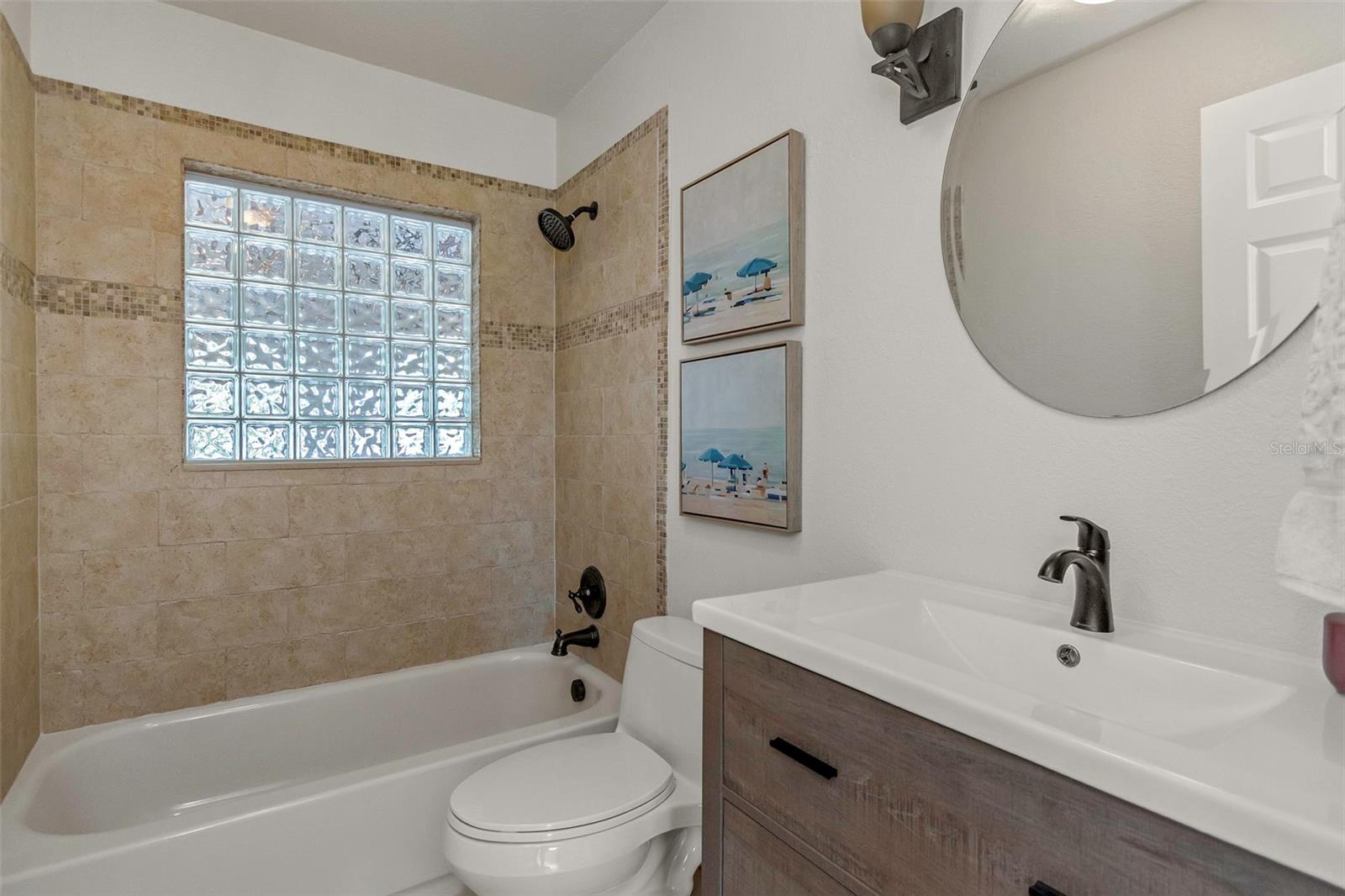 Downstairs full bath