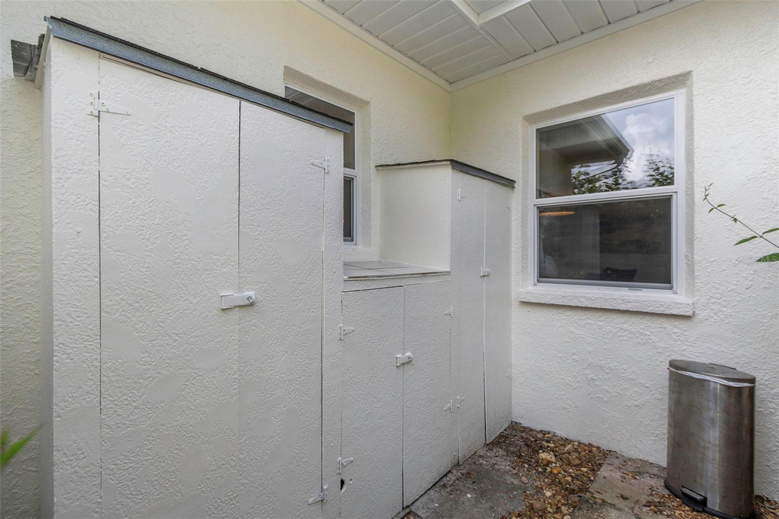 Outside storage