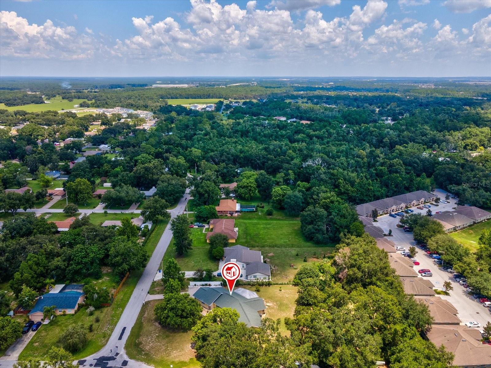 Nice sized lots with plenty of trees