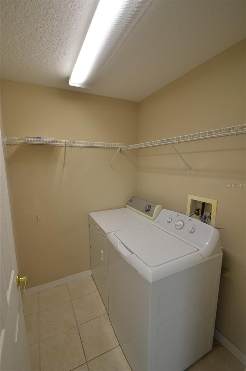 Laundry Room Off of Kitchen.
