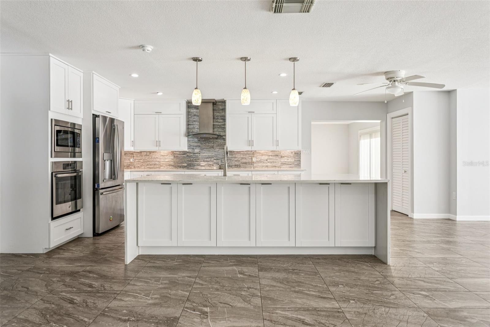 Remodeled kitchen
