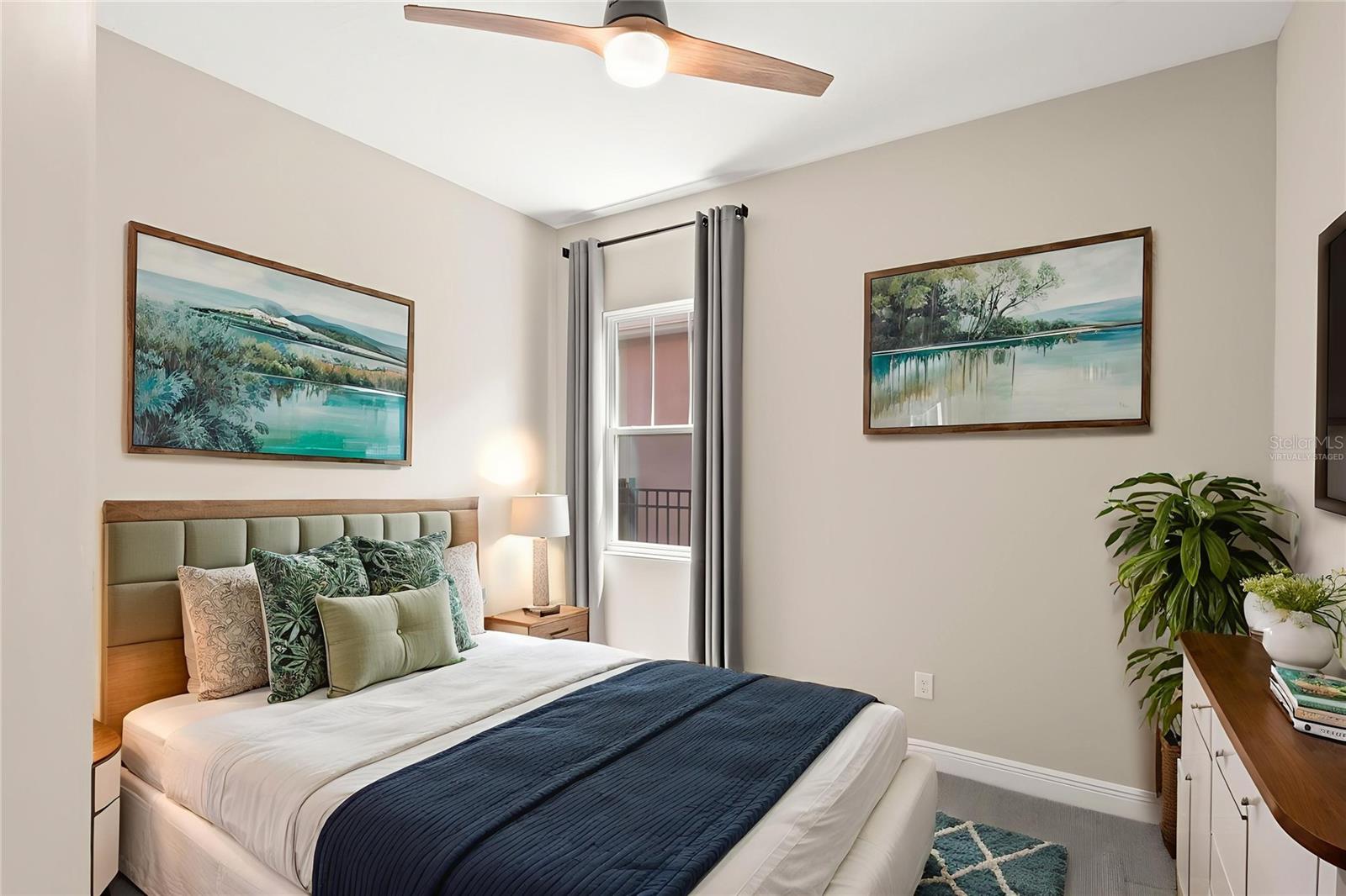 Virtually Staged - Second Bedroom