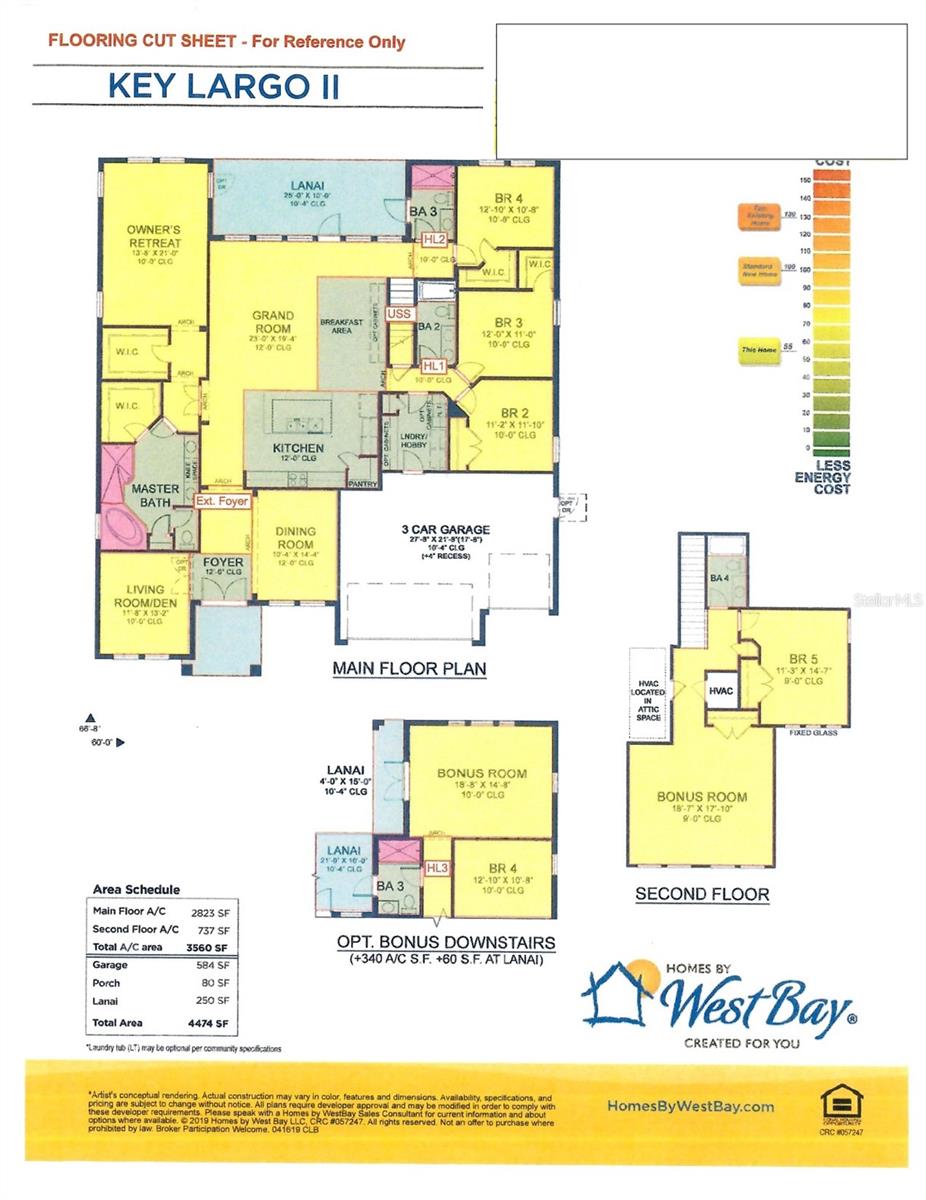 Floor Plan with Added Bonus and Bedrrom