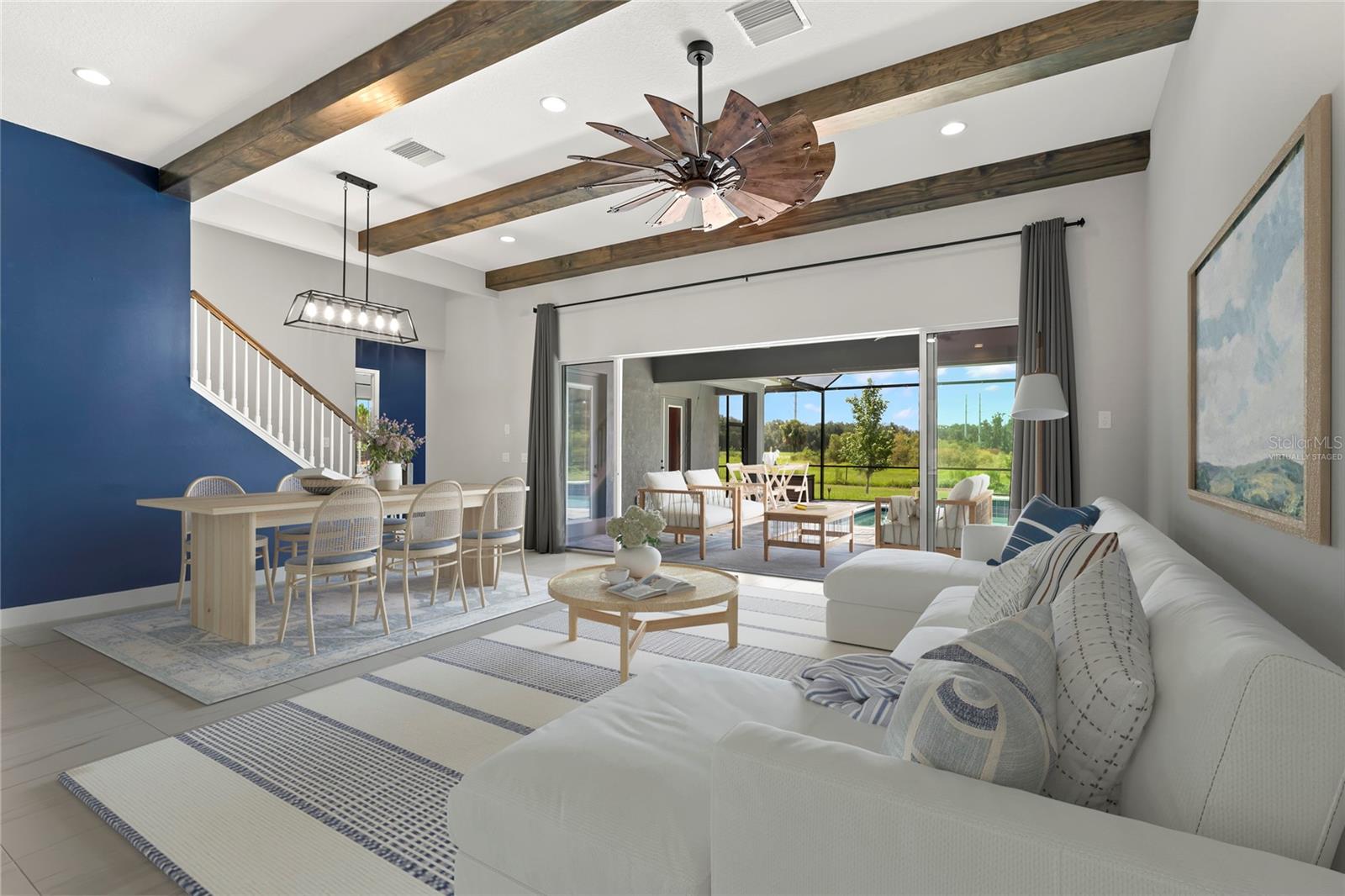 Virtually Staged - Living and Dining Rooms
