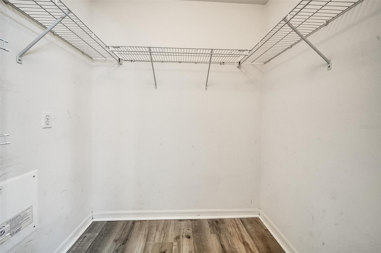 Primary walk-in closet