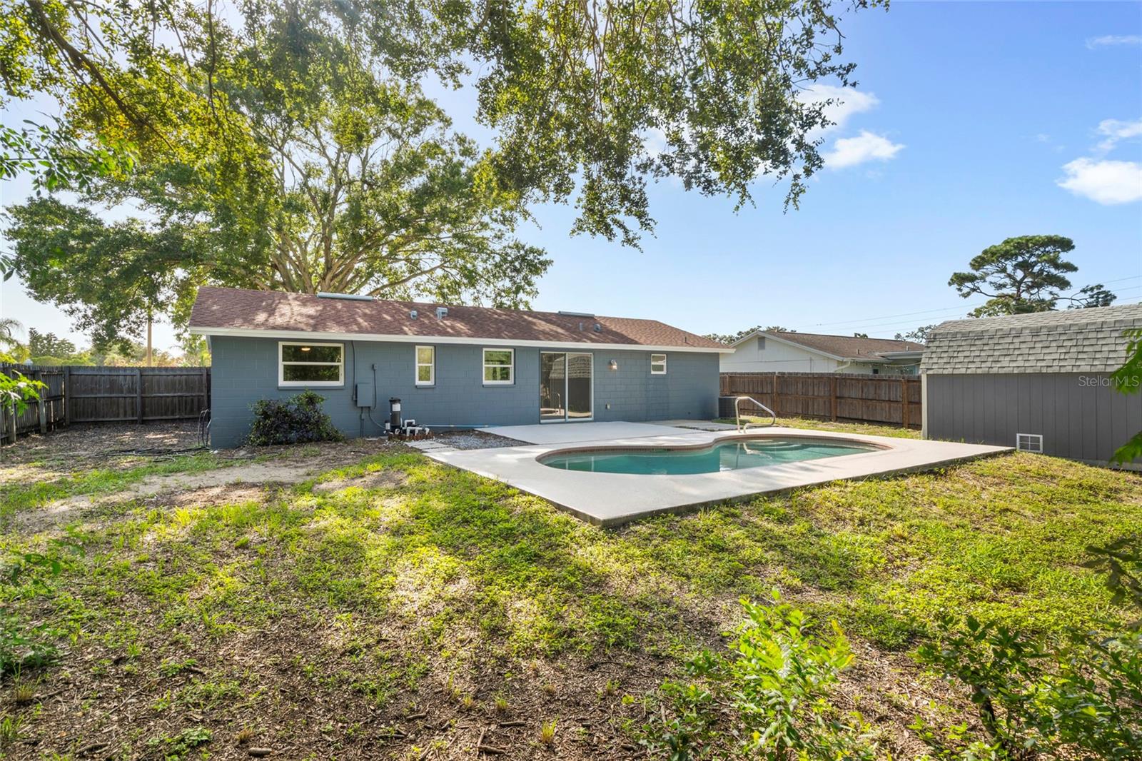 Large backyard and Pool