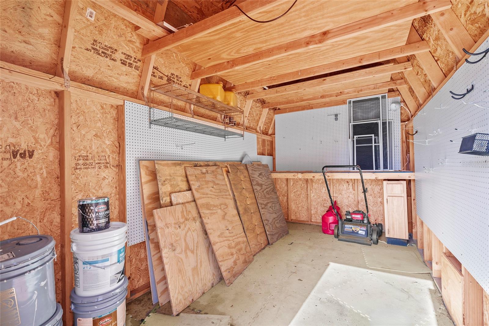 Outbuilding interior