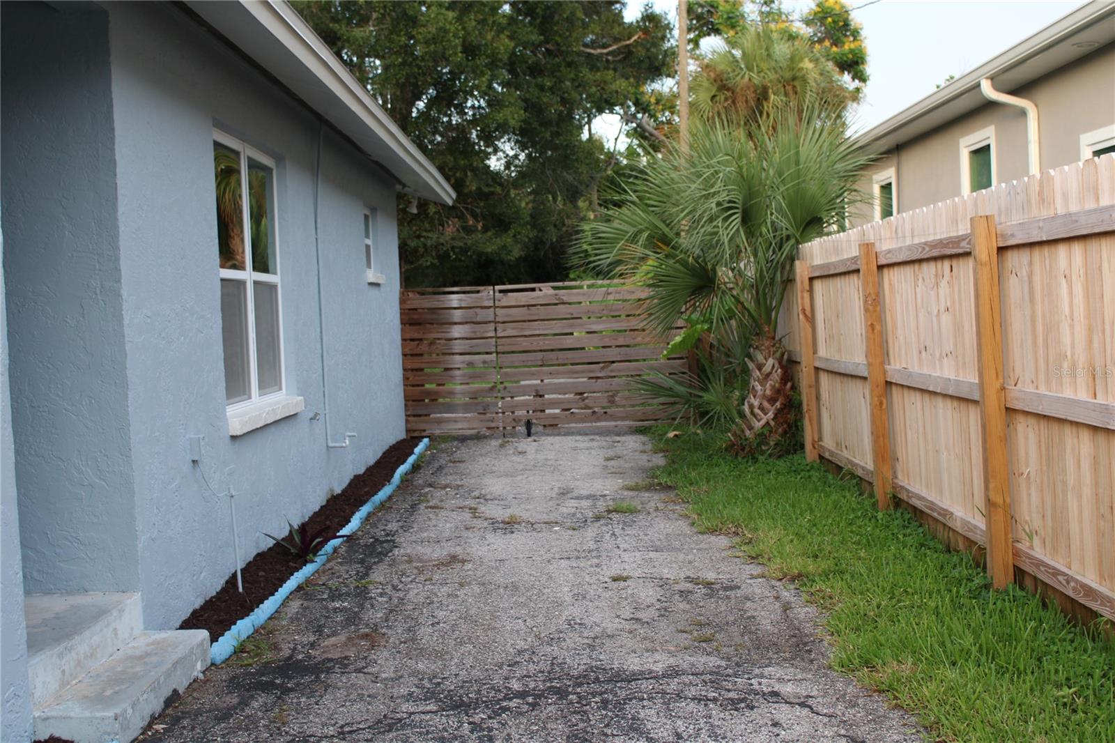 Gate to backyard