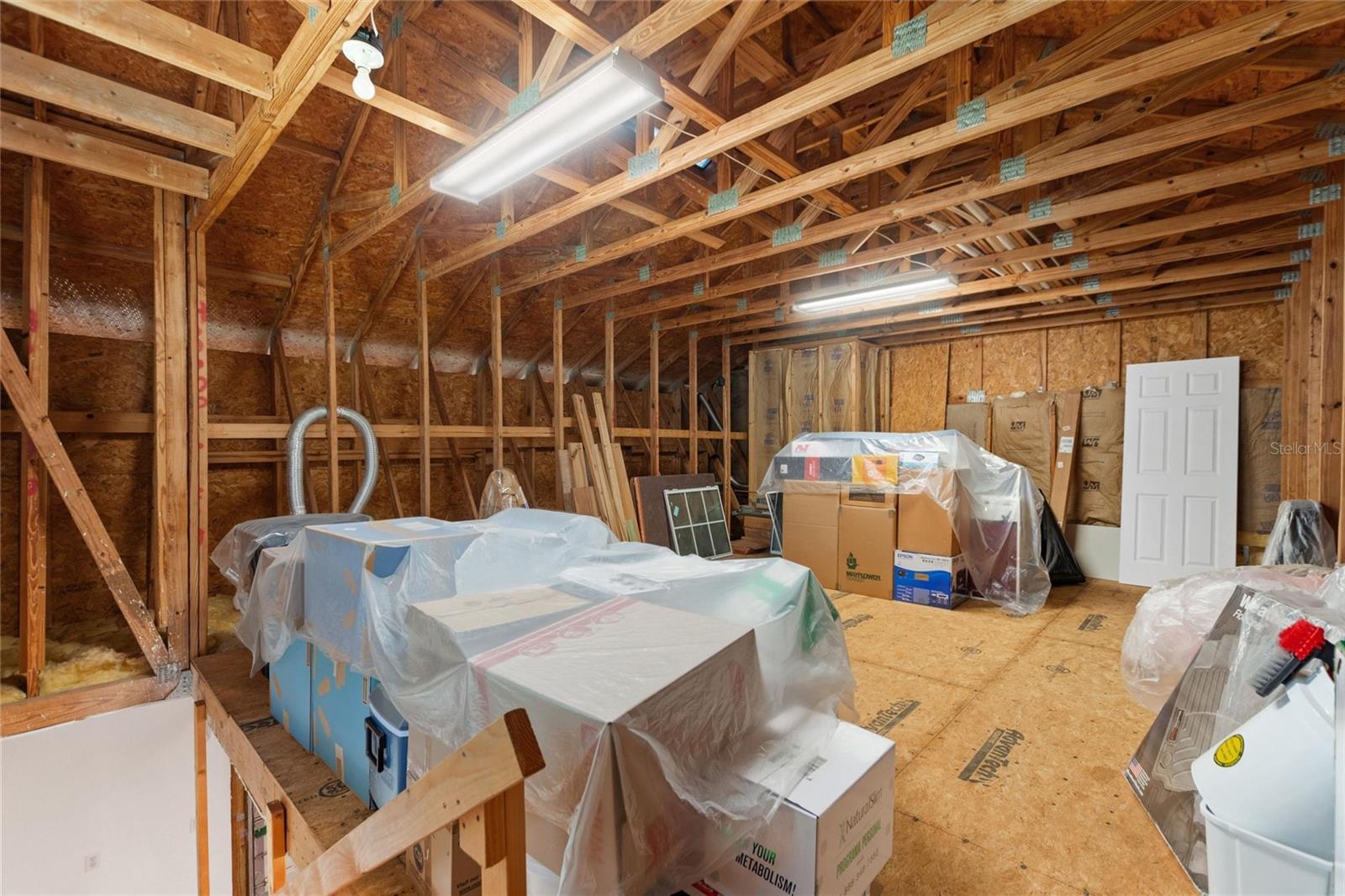 Loft area that could be finished for extra living space.