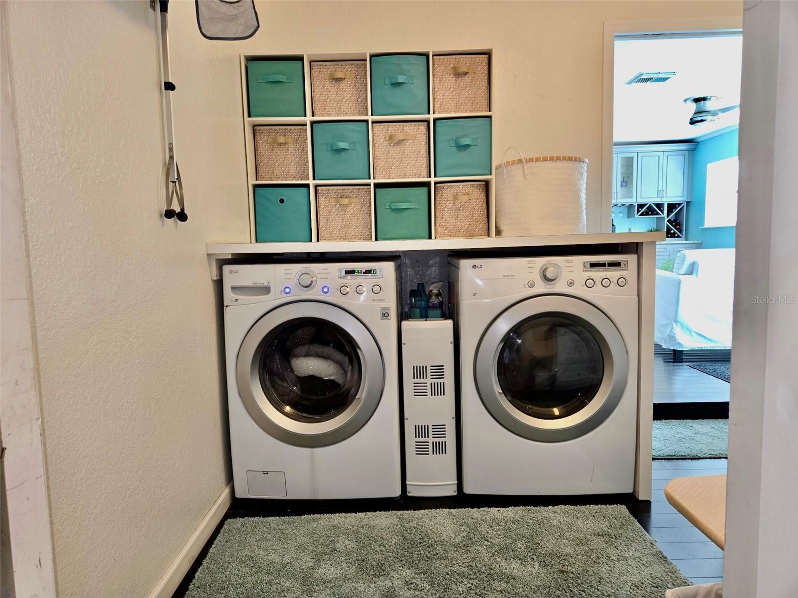 Laundry room off kitchen