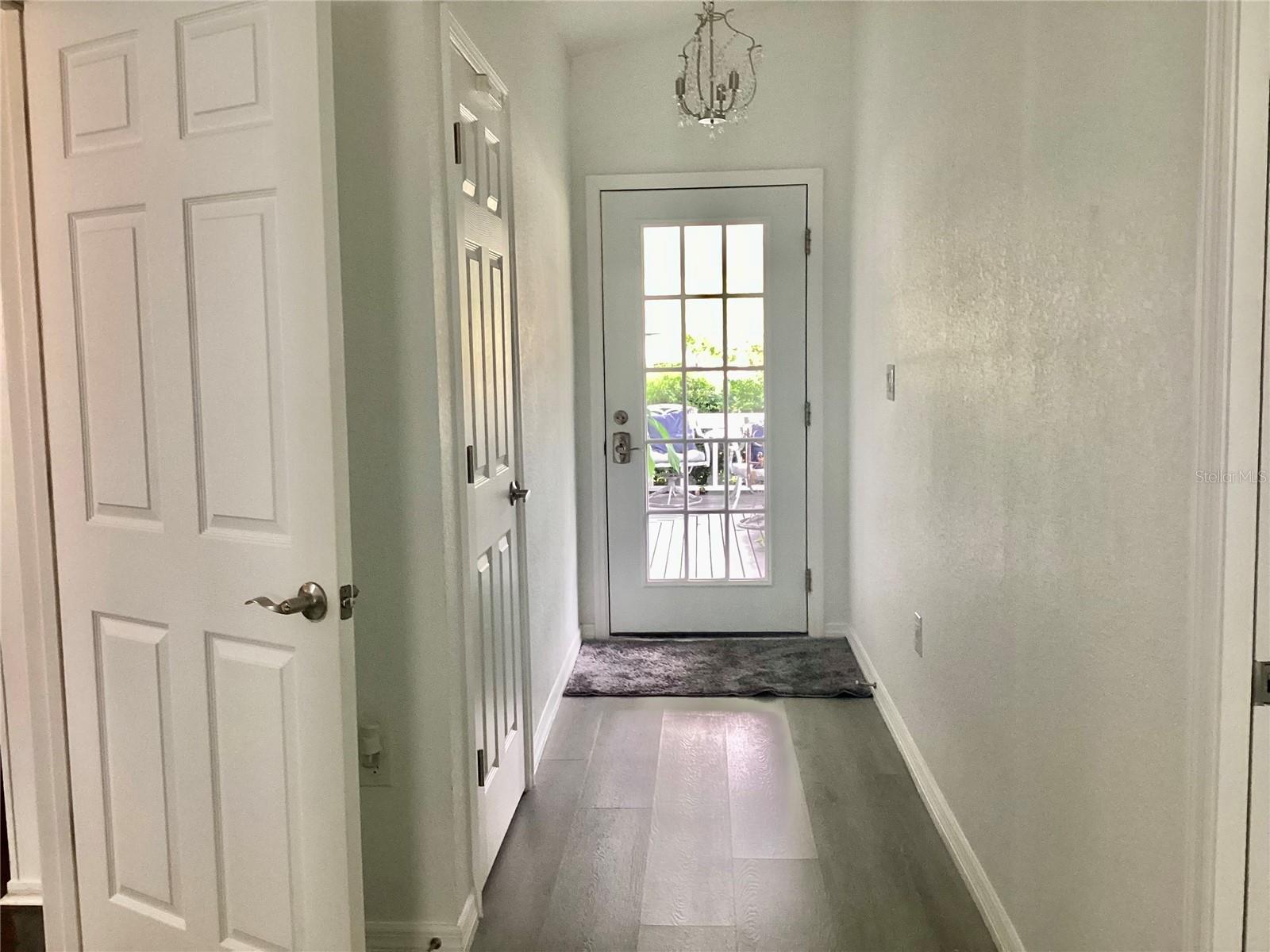 Entrance to in-law apartment from inside