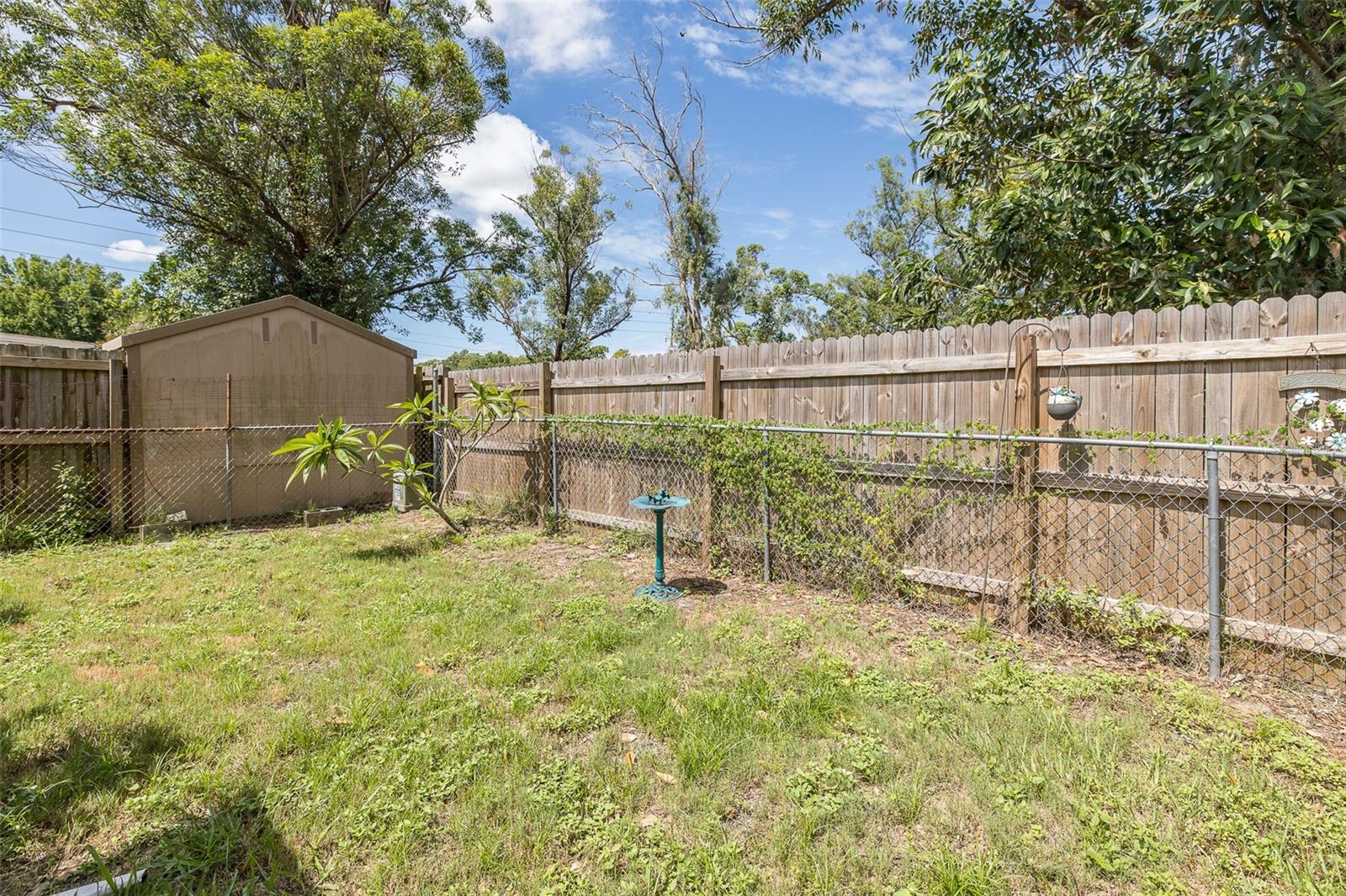 FENCED IN YARD