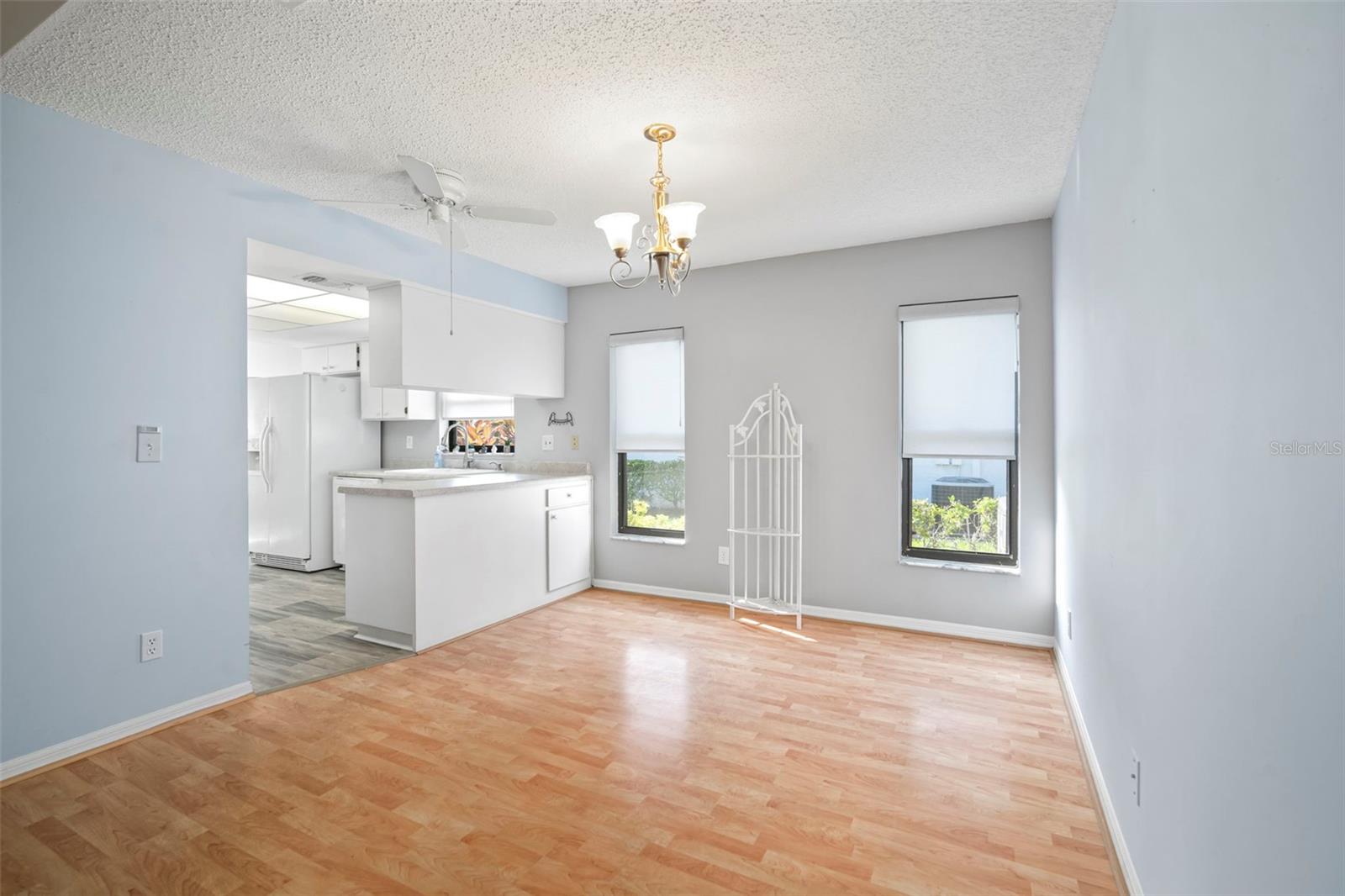 Dining Room w/Touch Blinds
