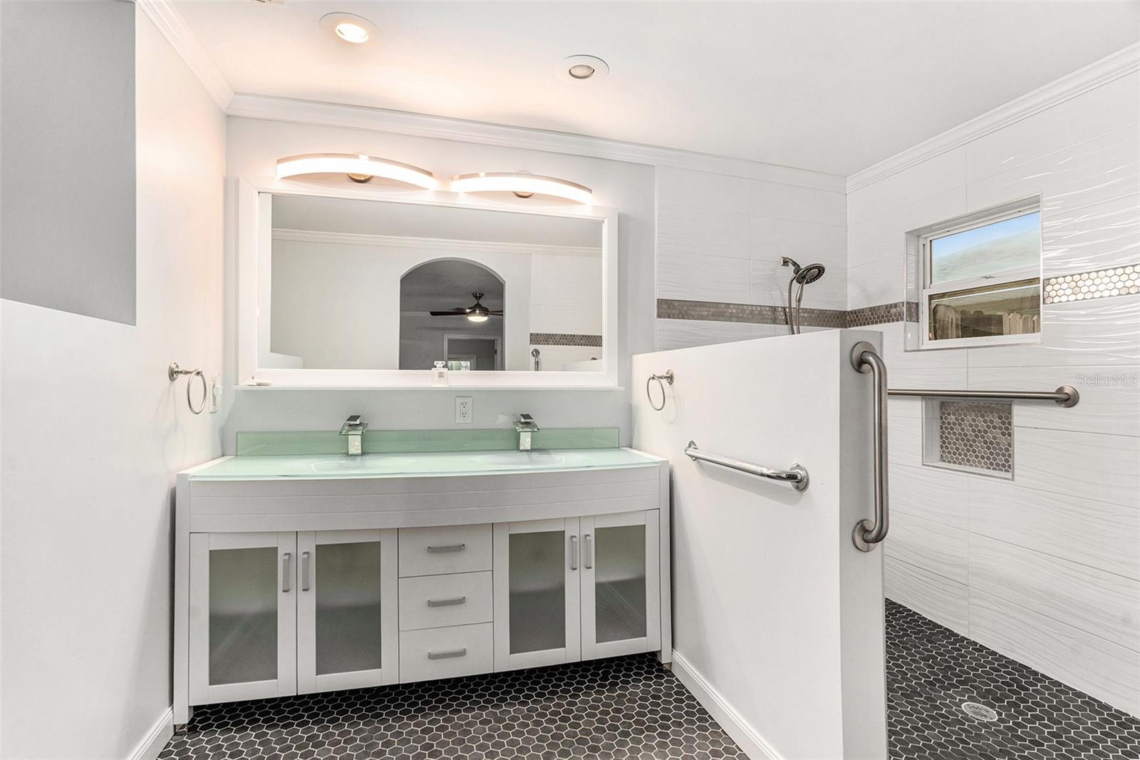 Primary suite bathroom