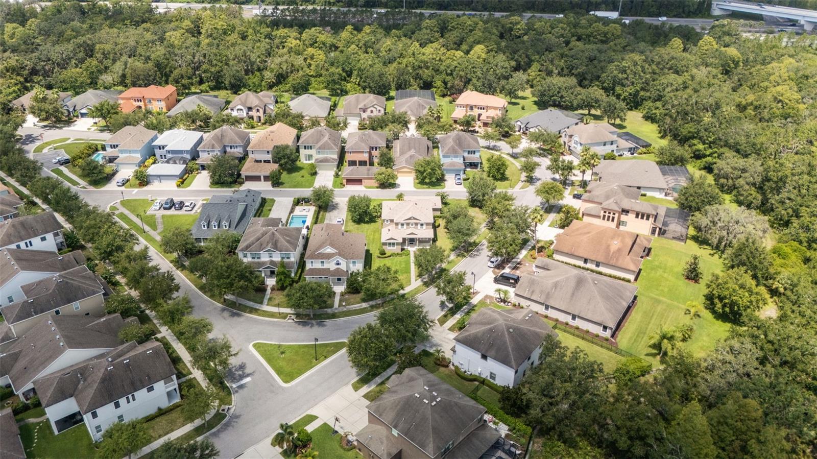 Aerial Of Street