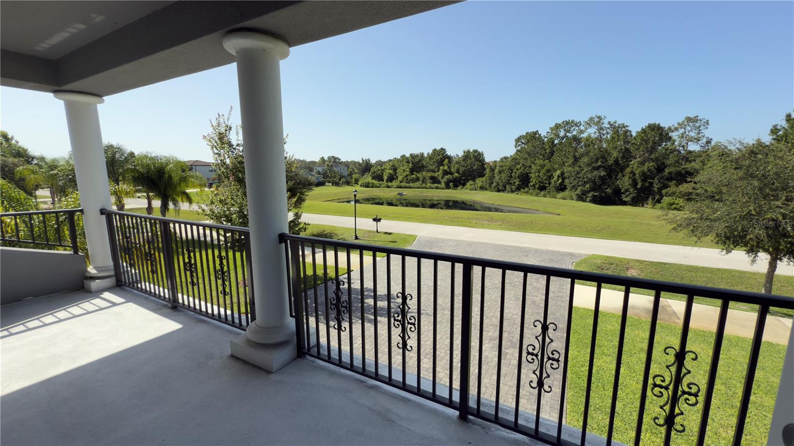 Front View from upstairs Bedroom Balcony