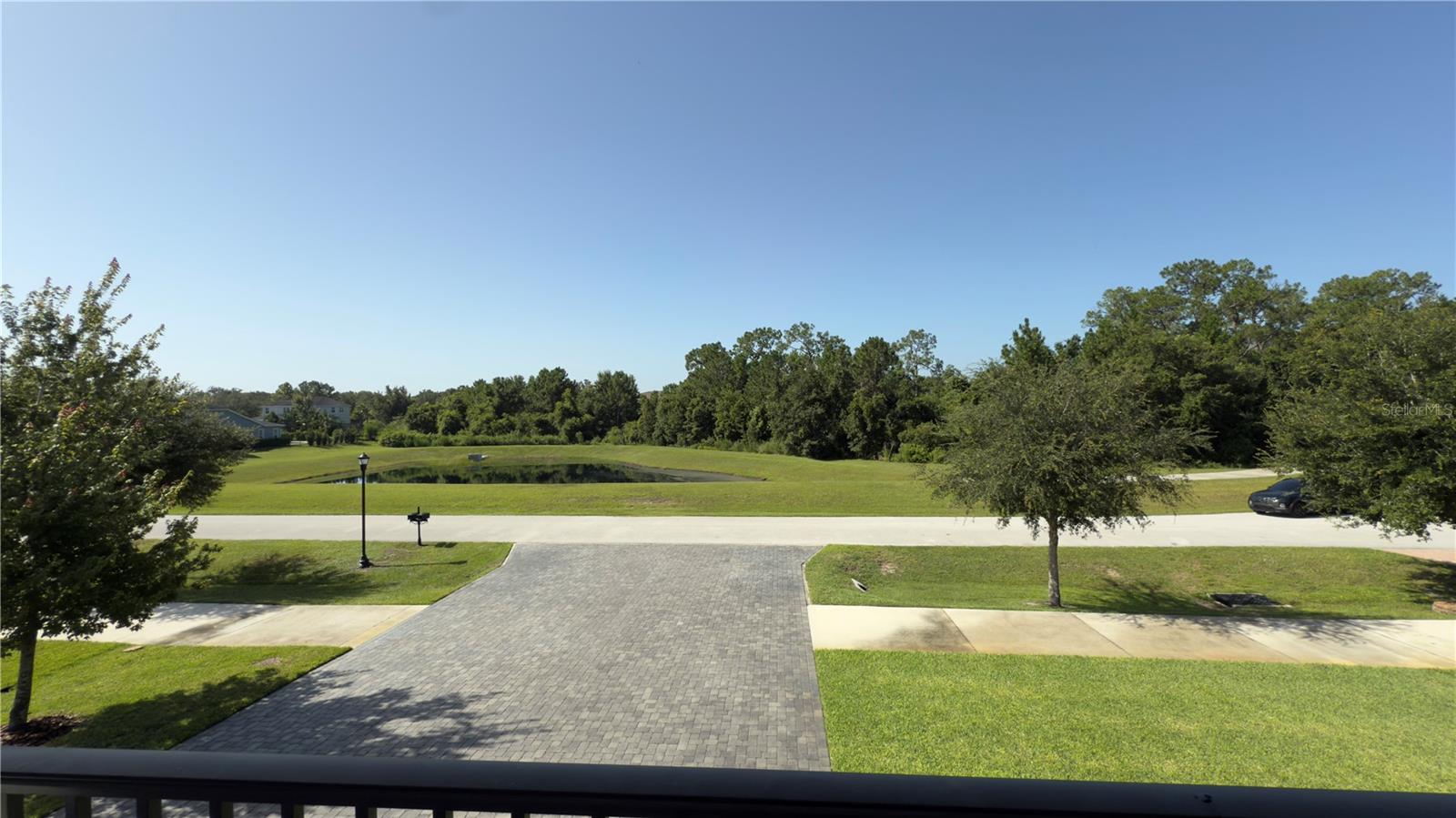 Front View from upstairs Bedroom Balcony