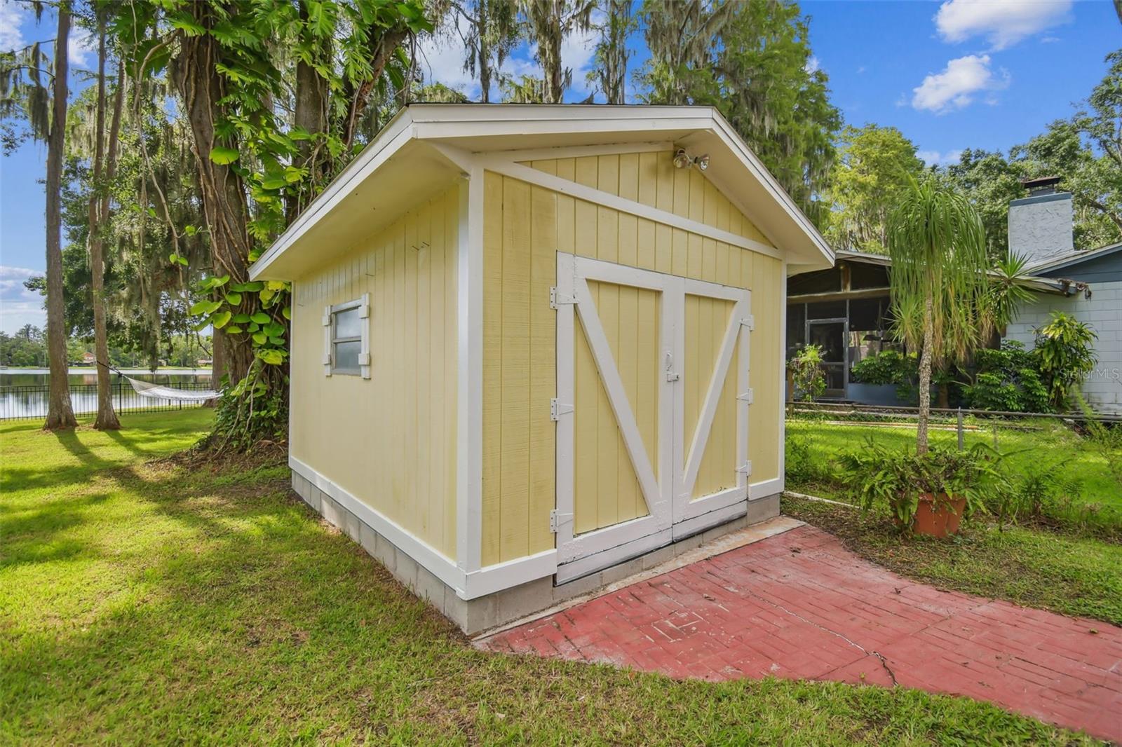 One of two wonder sheds. This one has power