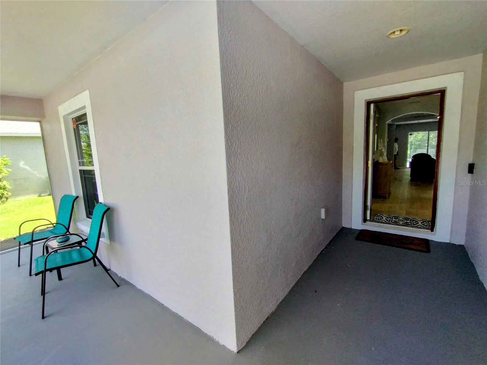 FRONT PORCH AND ENTRANCE