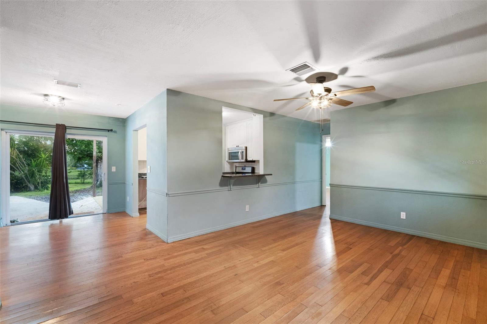 Living Room w/Window to the Kitchen