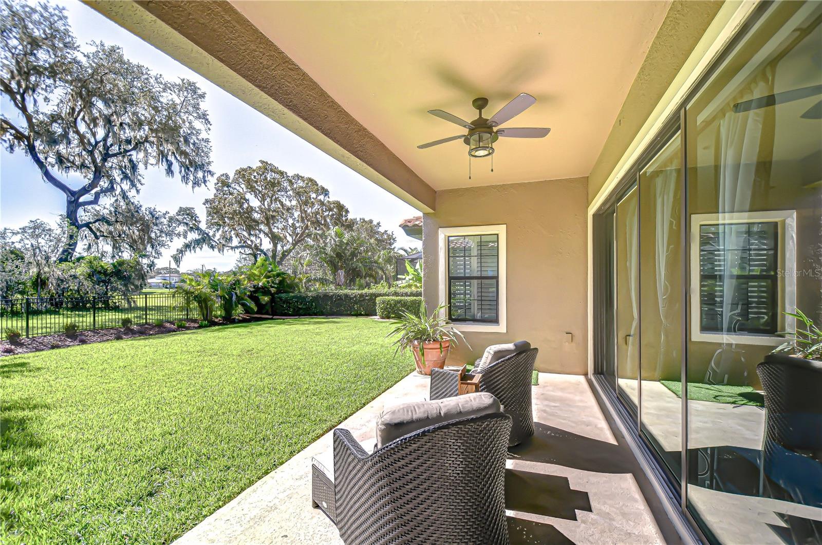 Covered patio!