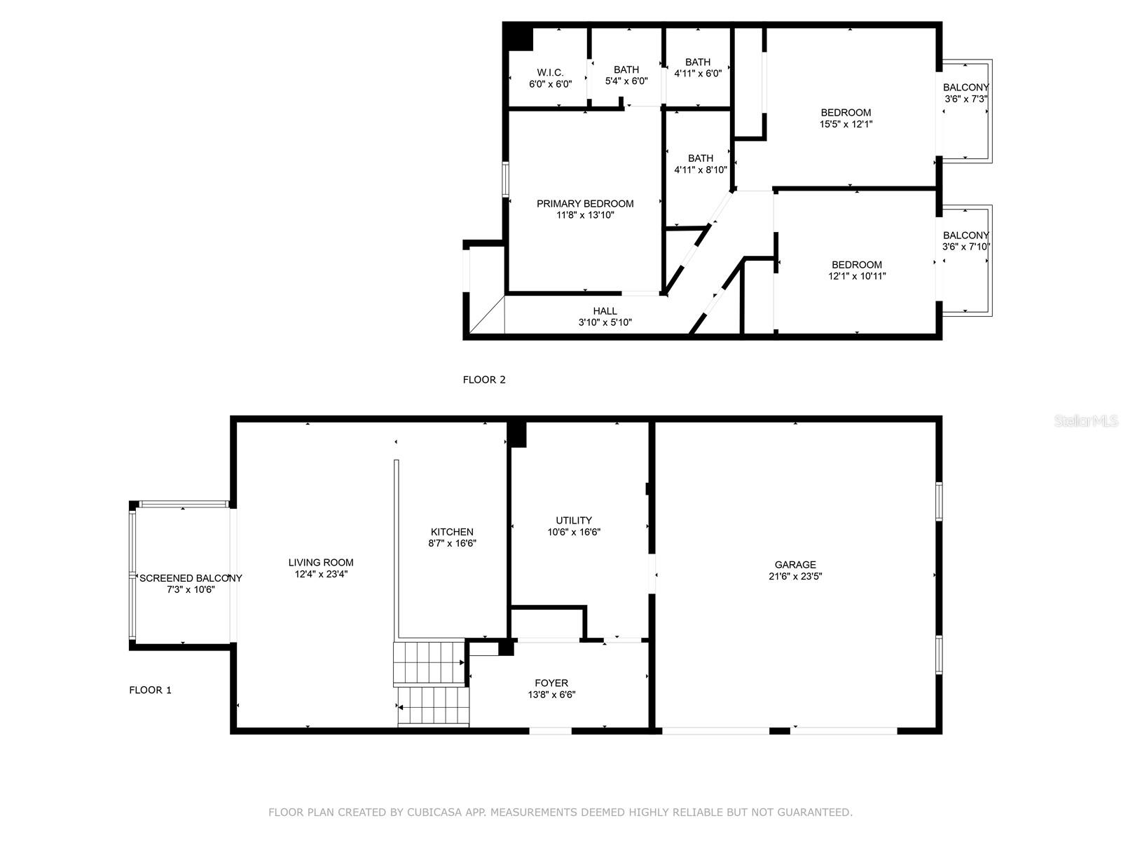 Floorplan - First and Third Floors