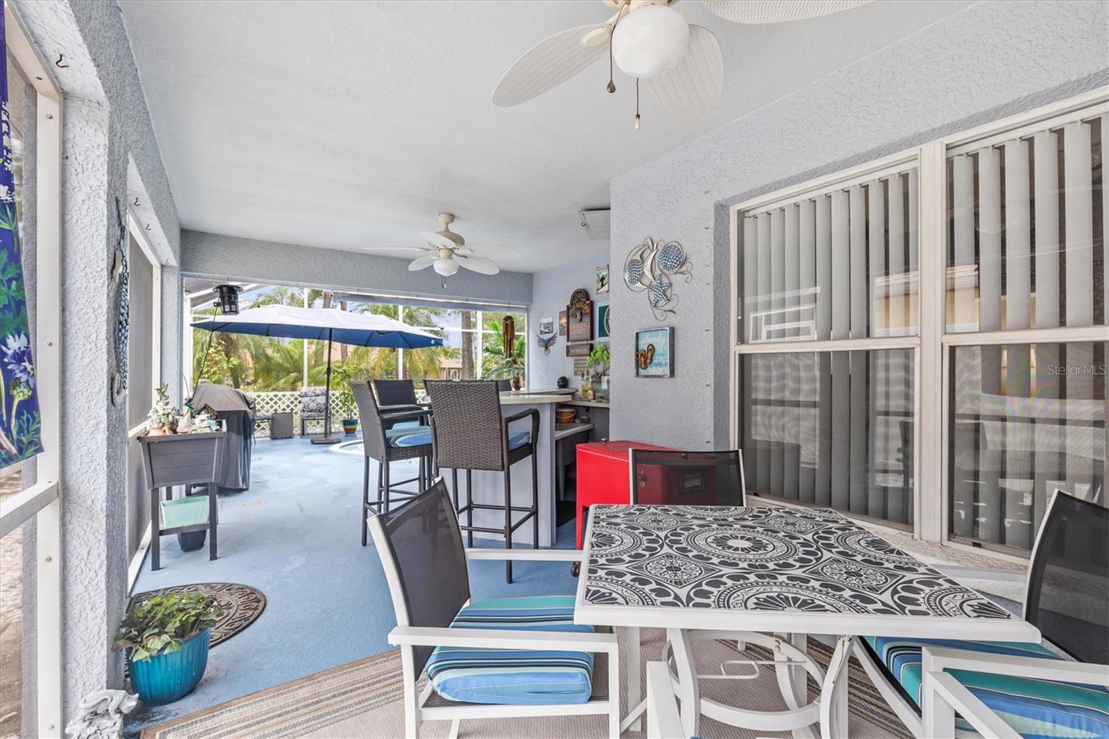Covered patio