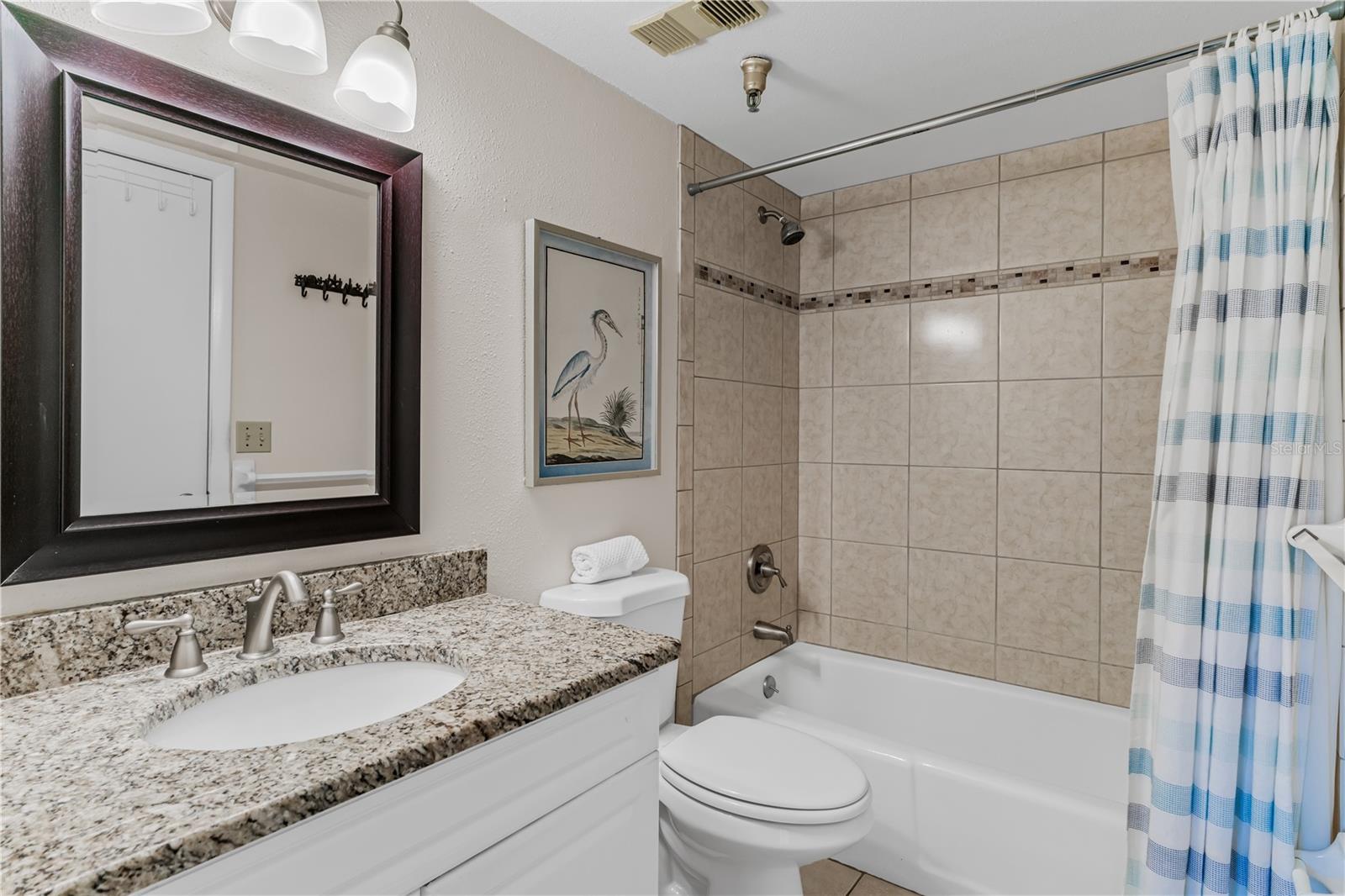 Full bathroom with tub/shower