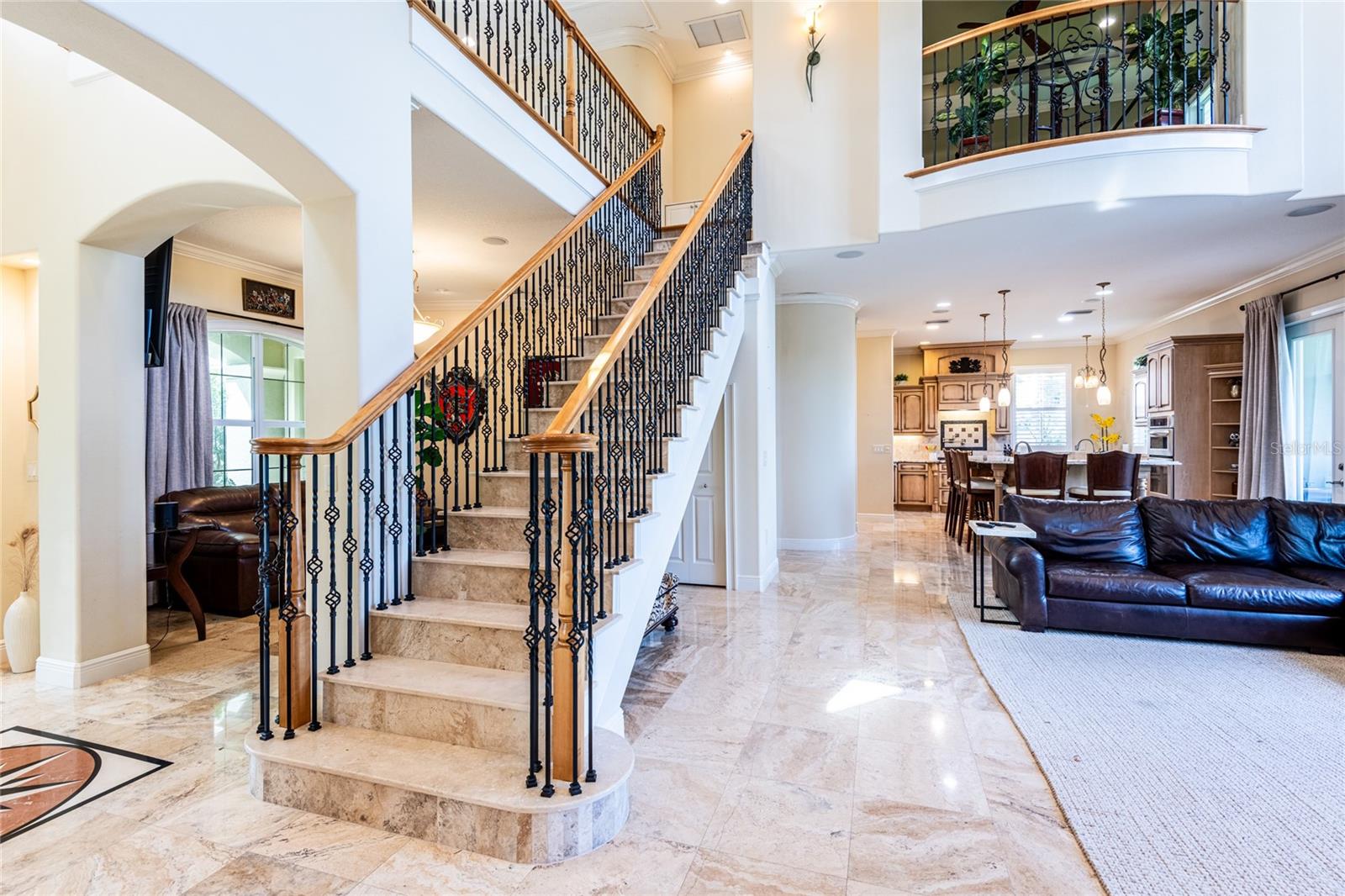 Open office on left upstairs - Master bedroom to upper right