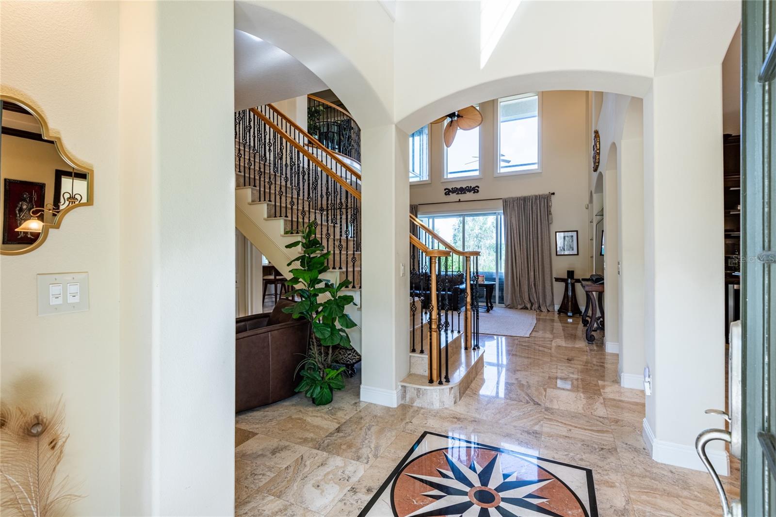 Entrance into home.