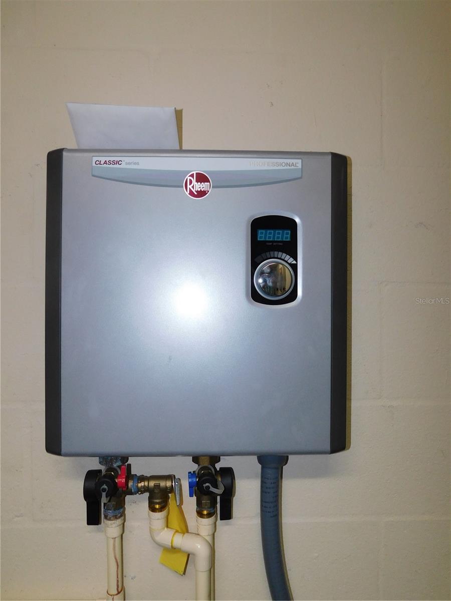 Tankless water heater about 3 years old