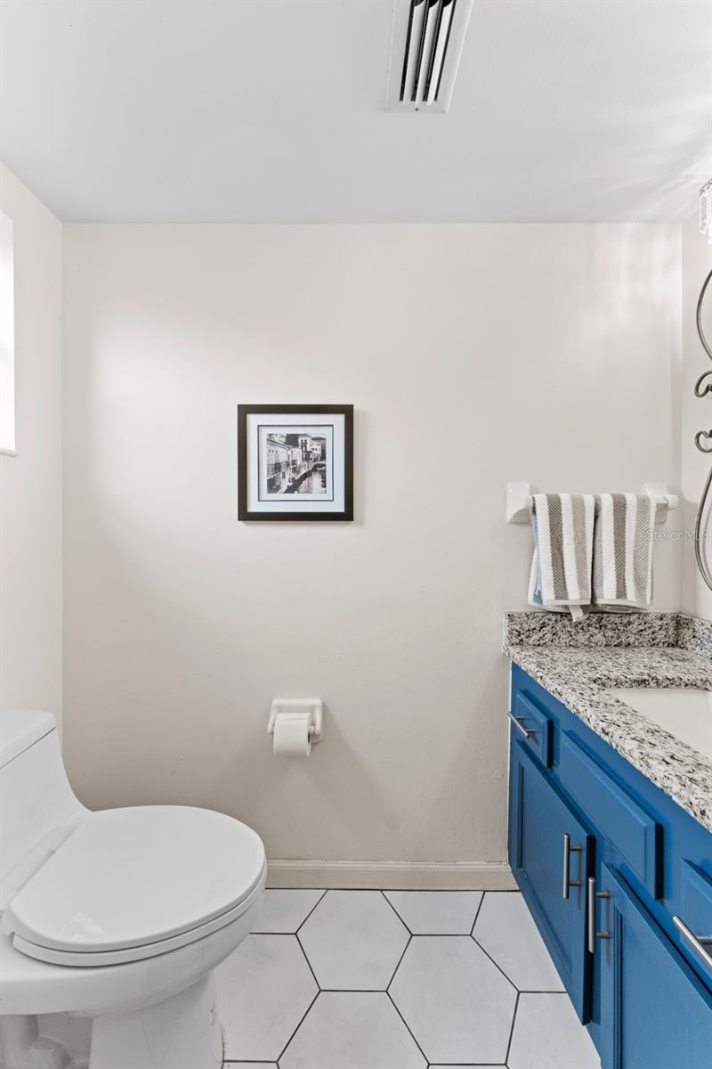 downstaris half bath