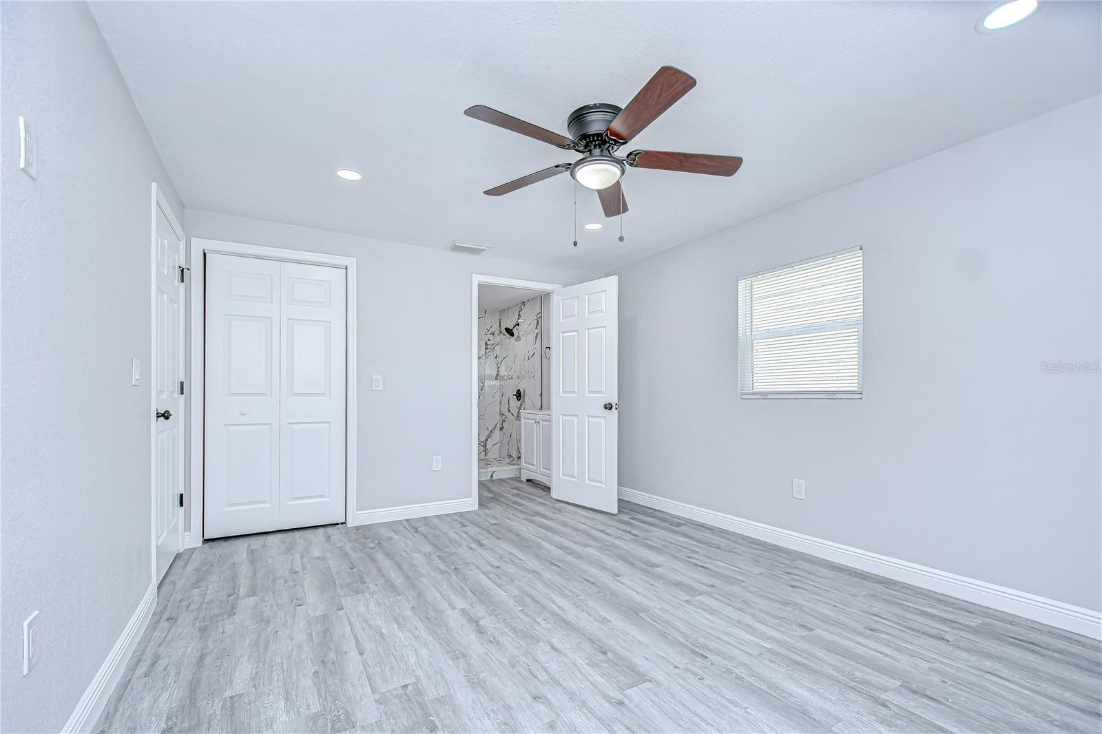 Master bedroom with private bathroom ensuite