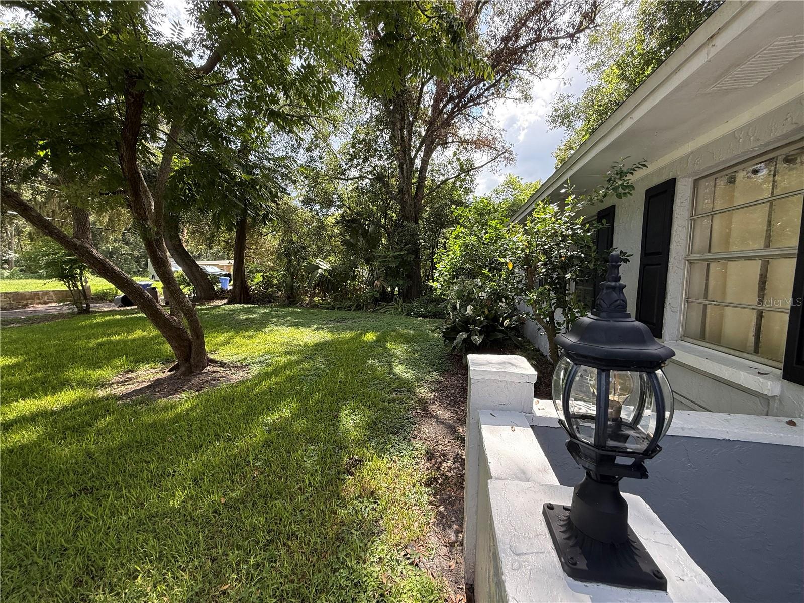 View of yard in front of house