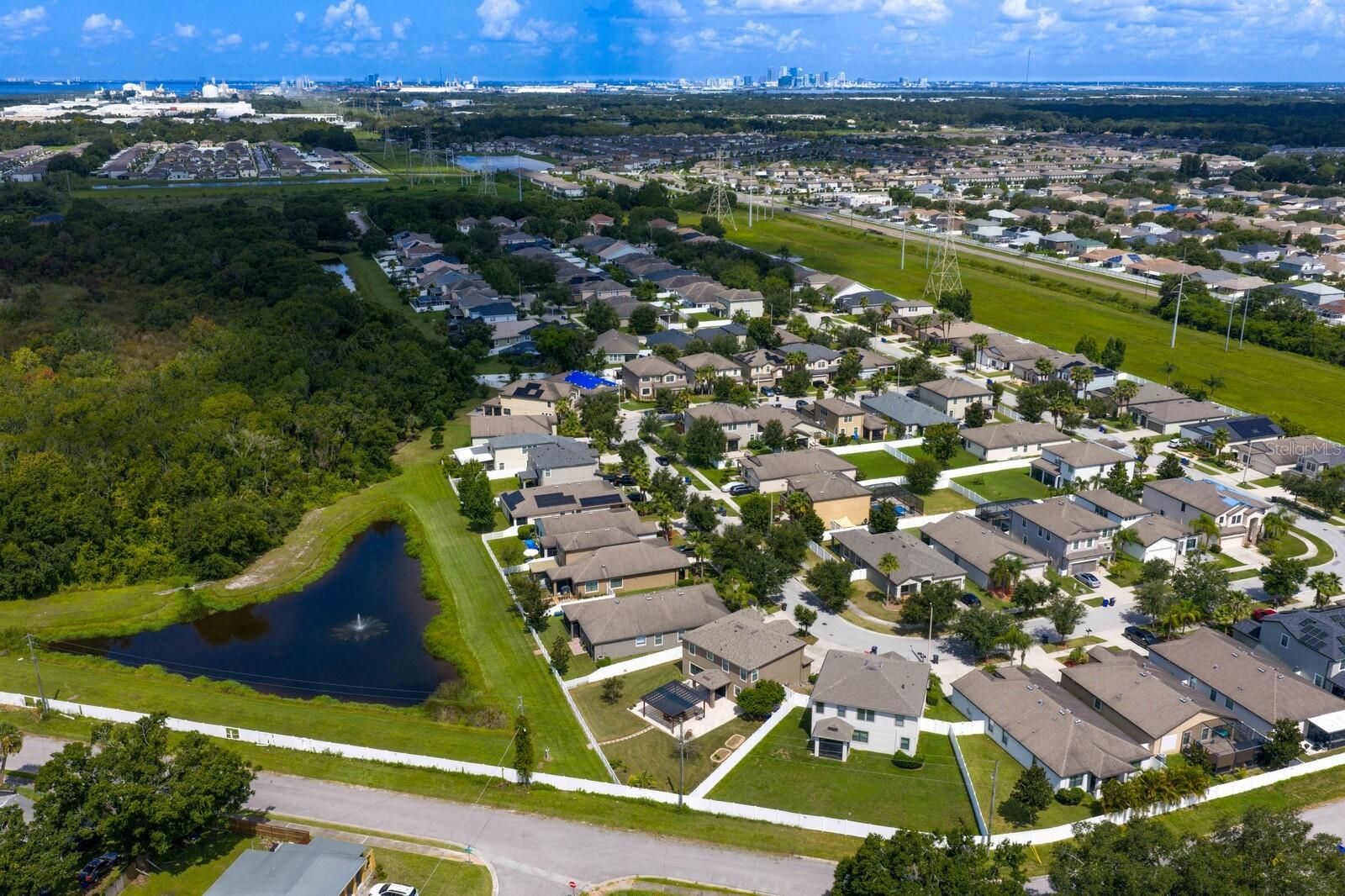 City of Tampa In The Background From Your New Home! Very Close to Brandon and Regional Mall