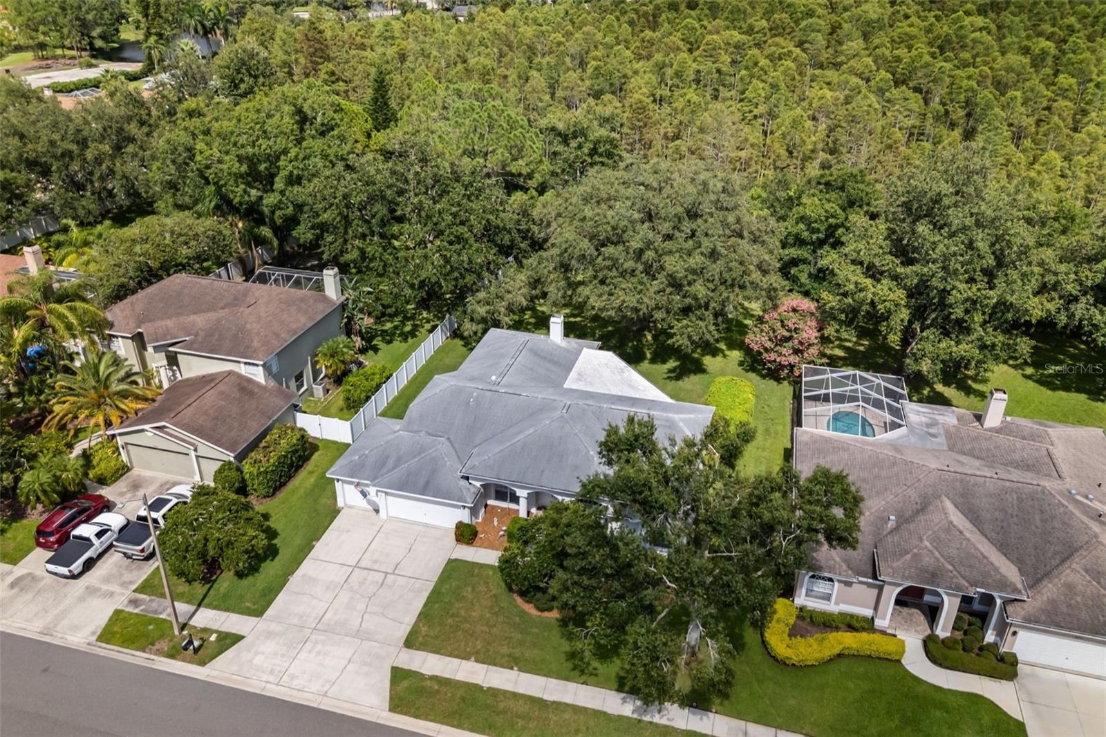 Tucked on an oversized lot with no rear neighbors and spectacular views