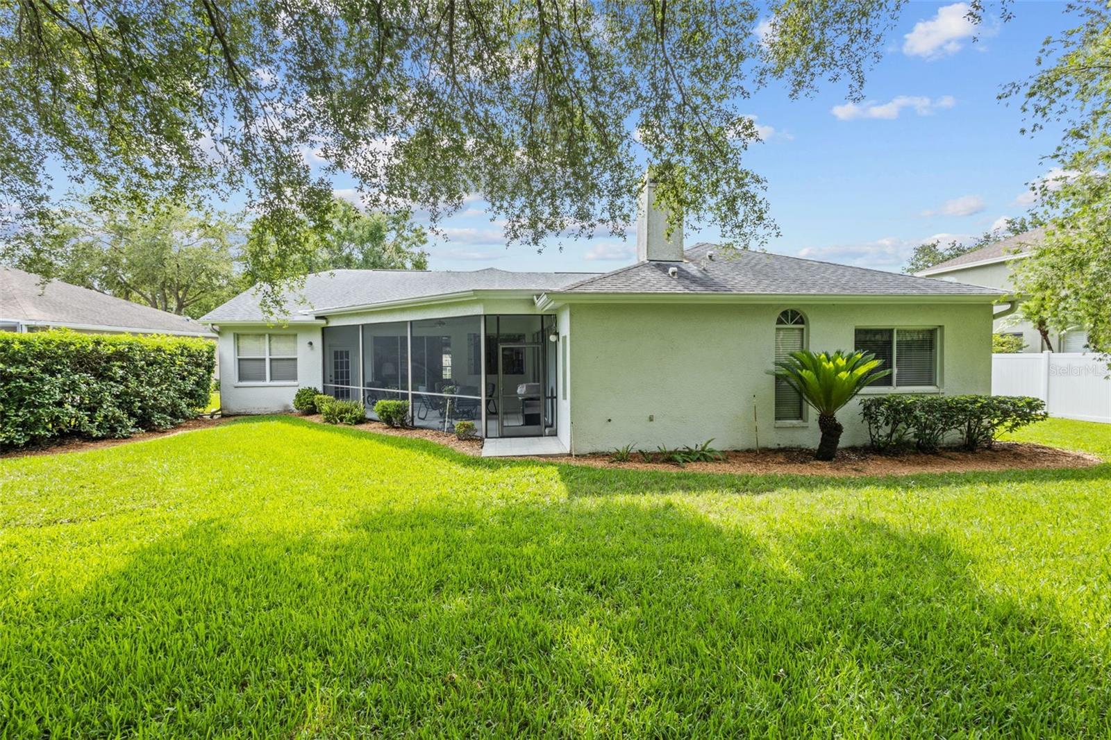 This backyard is truly impressive—offering ample space to add a pool or enjoy as-is for outdoor relaxation and entertaining.