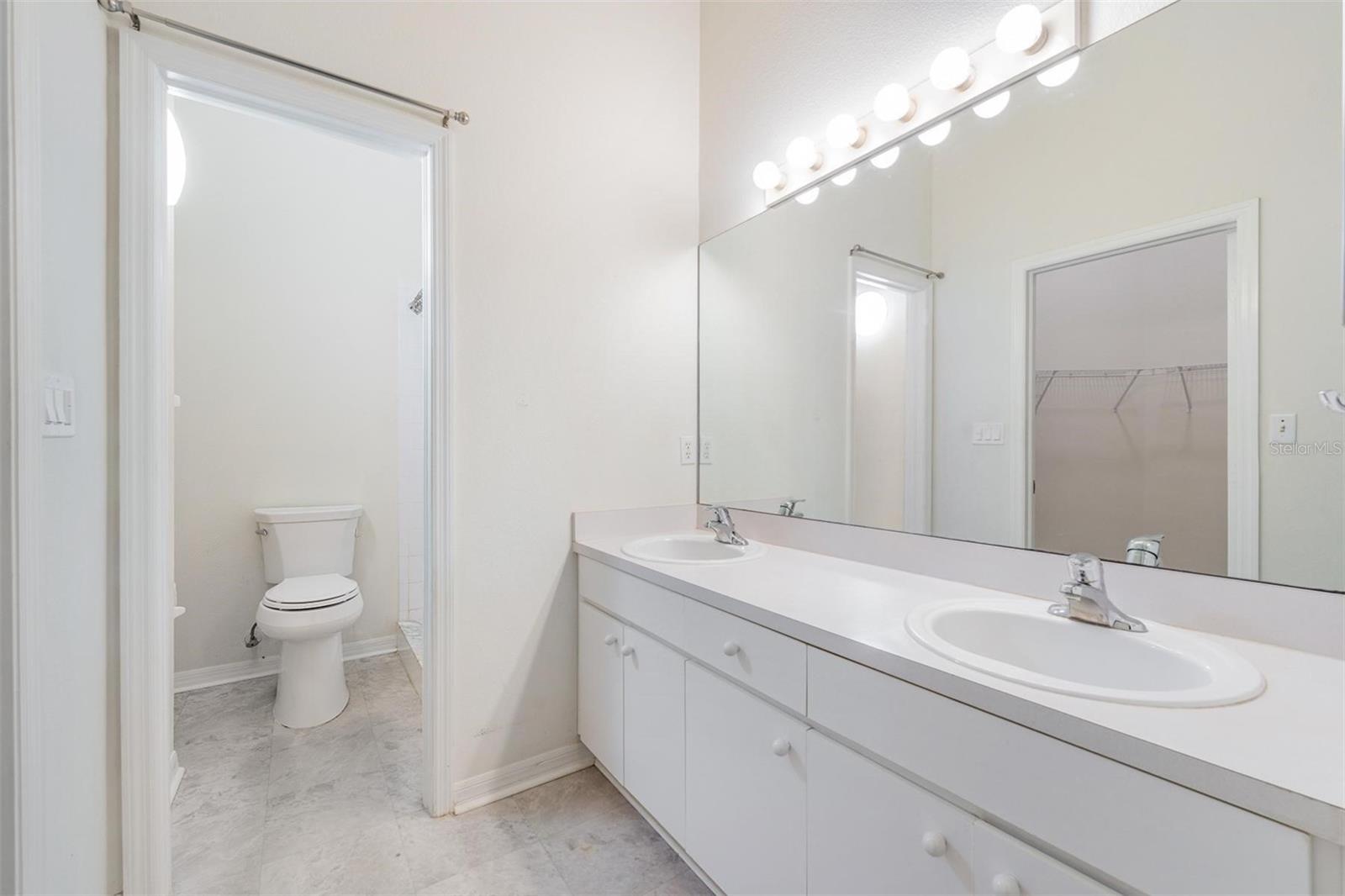 Master Bathroom/ Double Vanities.