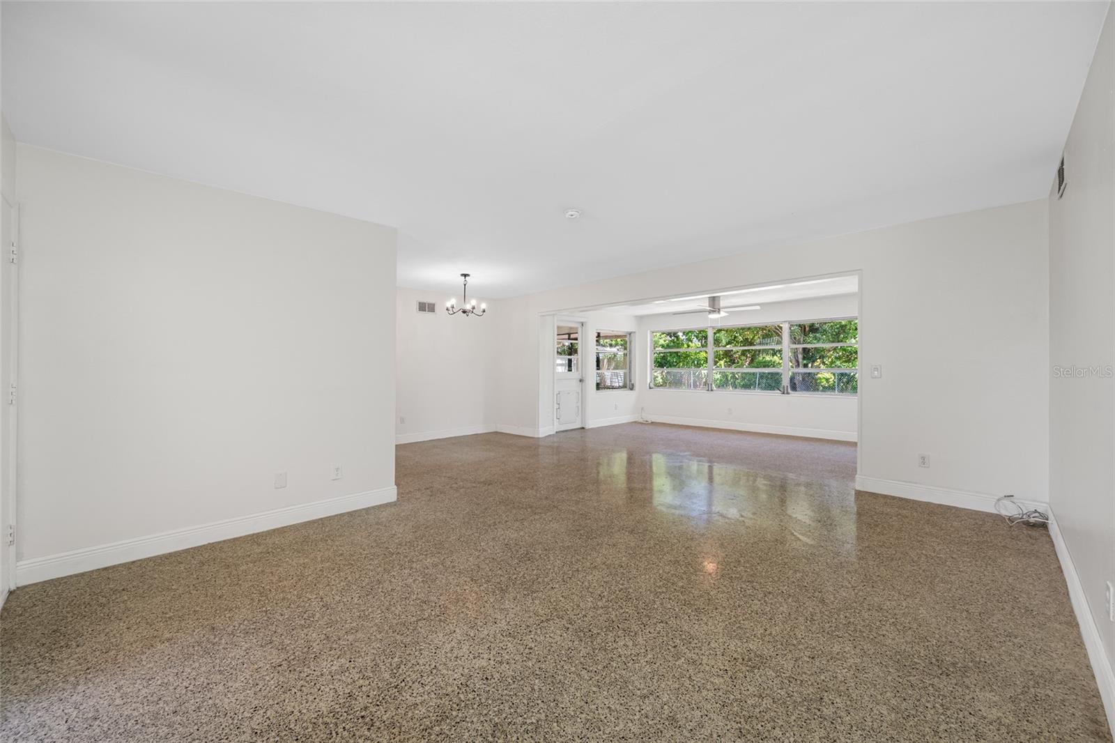 Large Living / Great Room off the entry