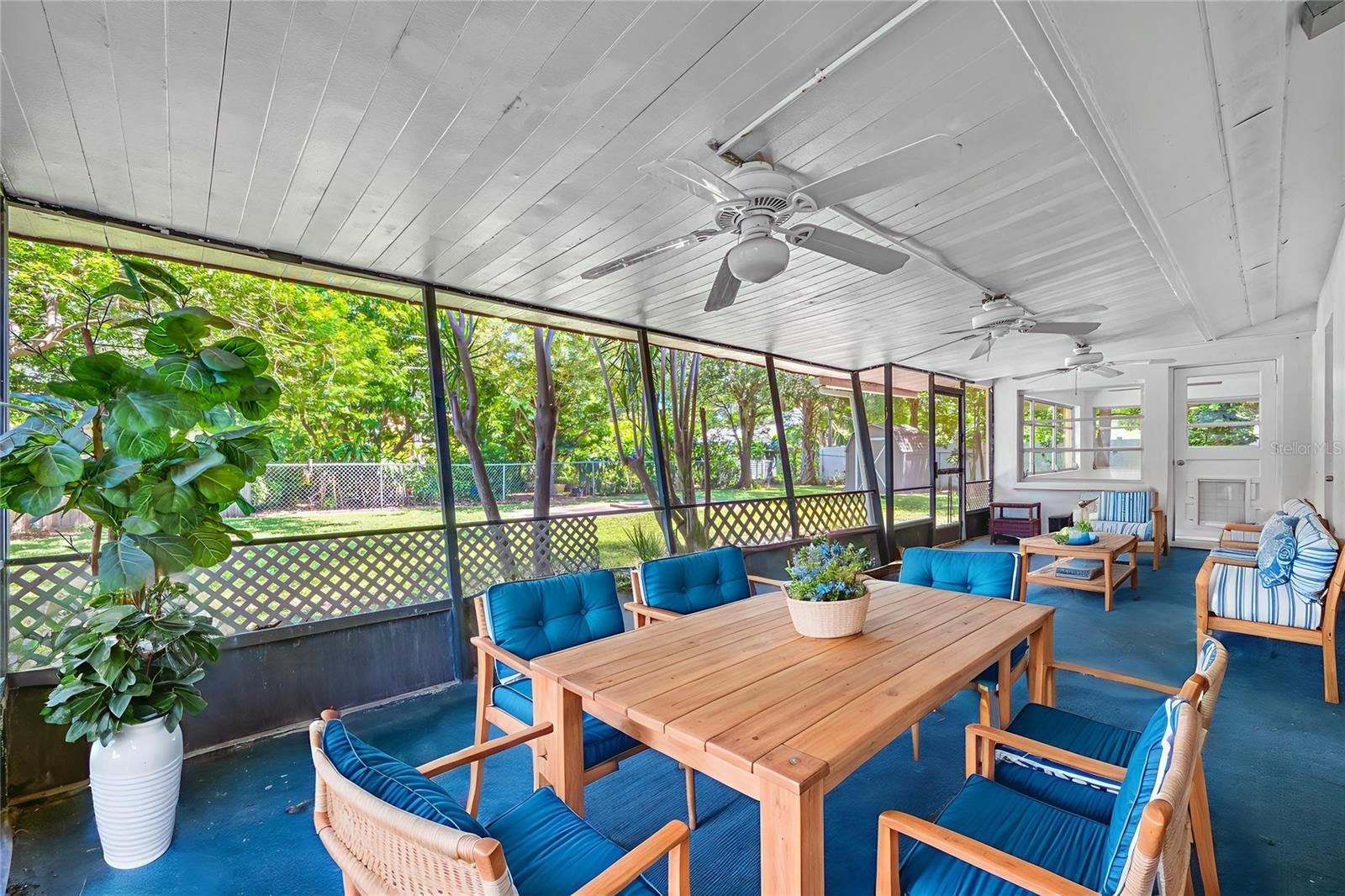 The Lanai when virutally staged!