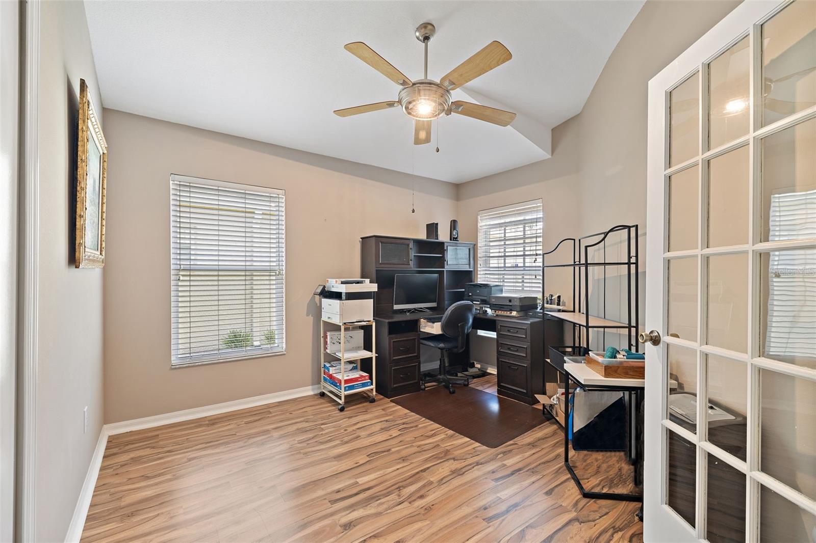 3rd bedroom currently being used as office
