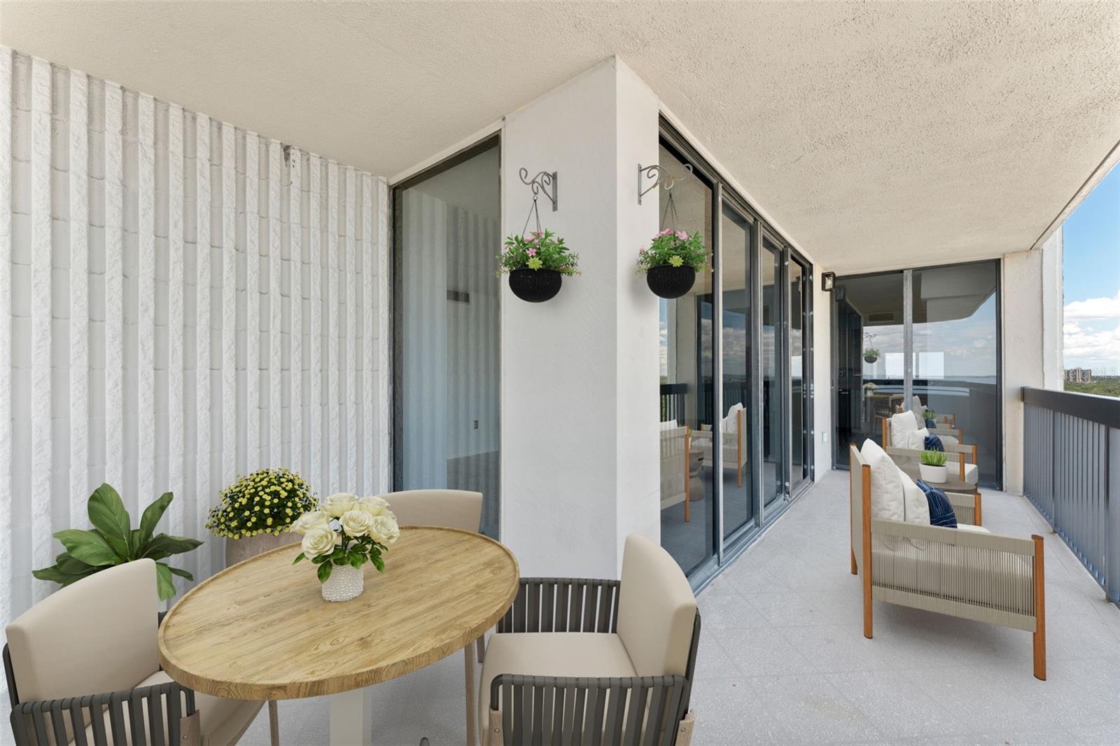 Virtual Staging of Terrace