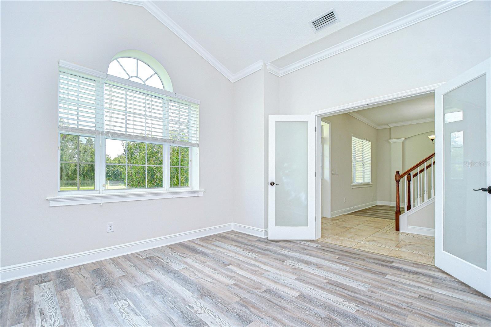 Private office with French doors—ideal for working from home!