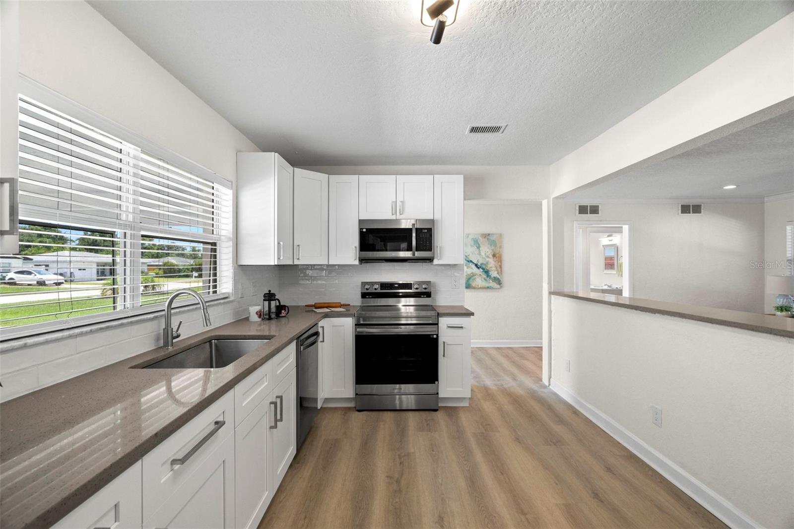 Large kitchen window