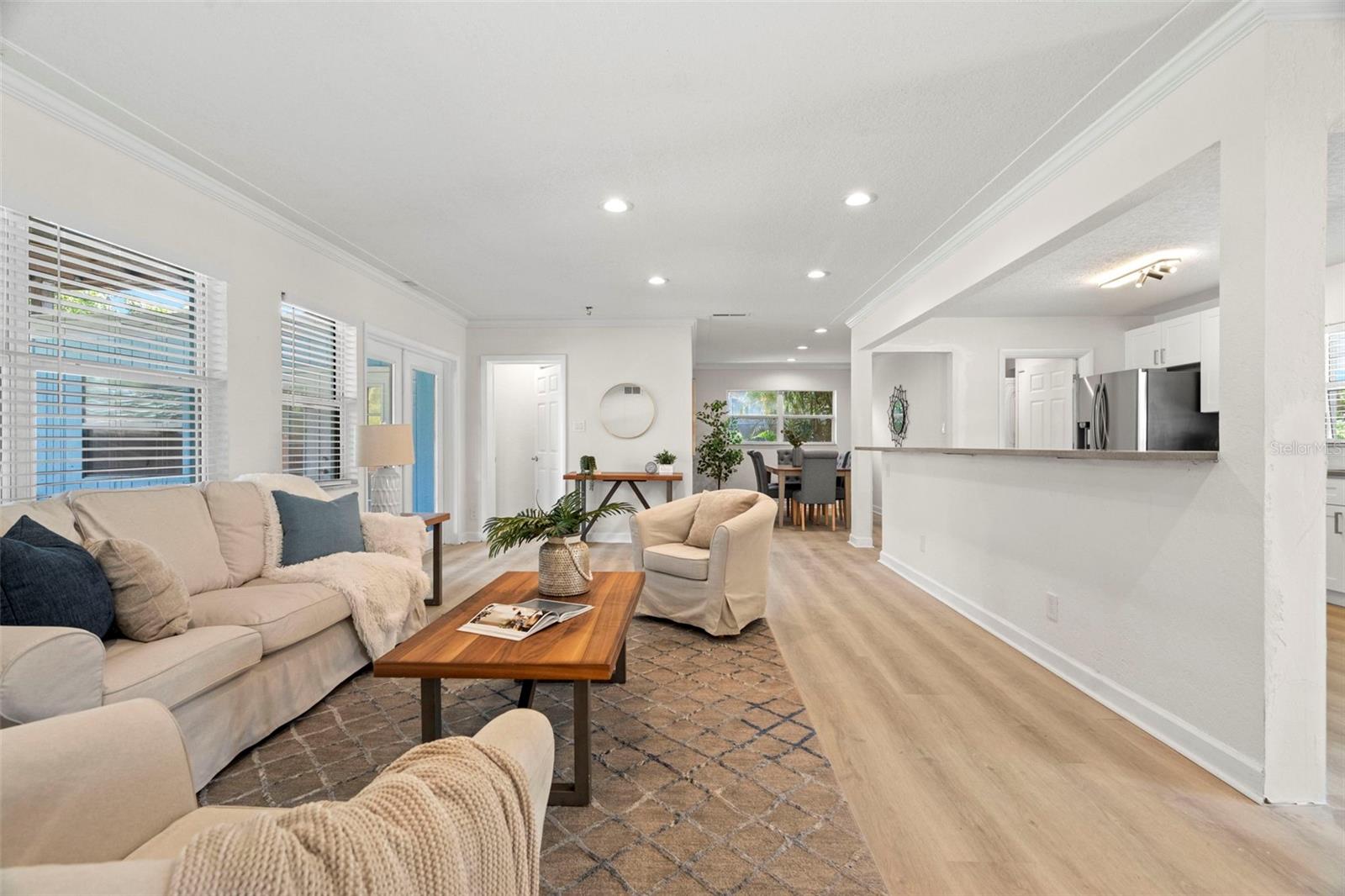 Open floorplan