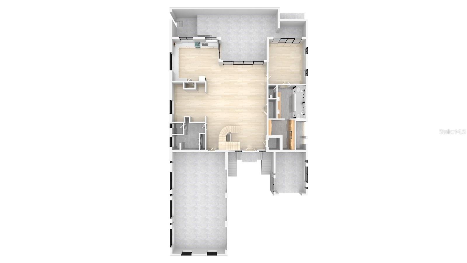 Floorplan of current plans second floor